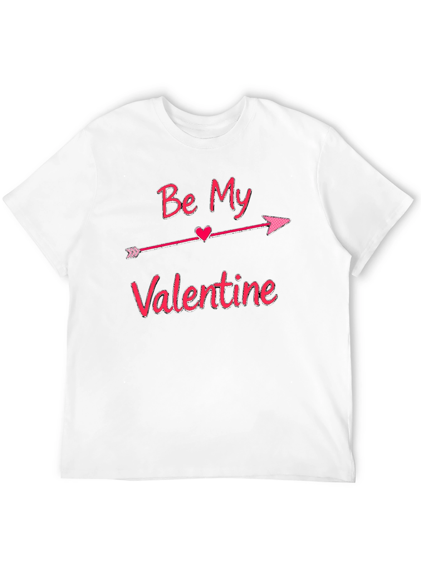 Be My Valentine T-Shirt | Arrow Heart Graphic Tee | Cute Love Shirt | Valentine's Day Gift | Free Shipping $50+