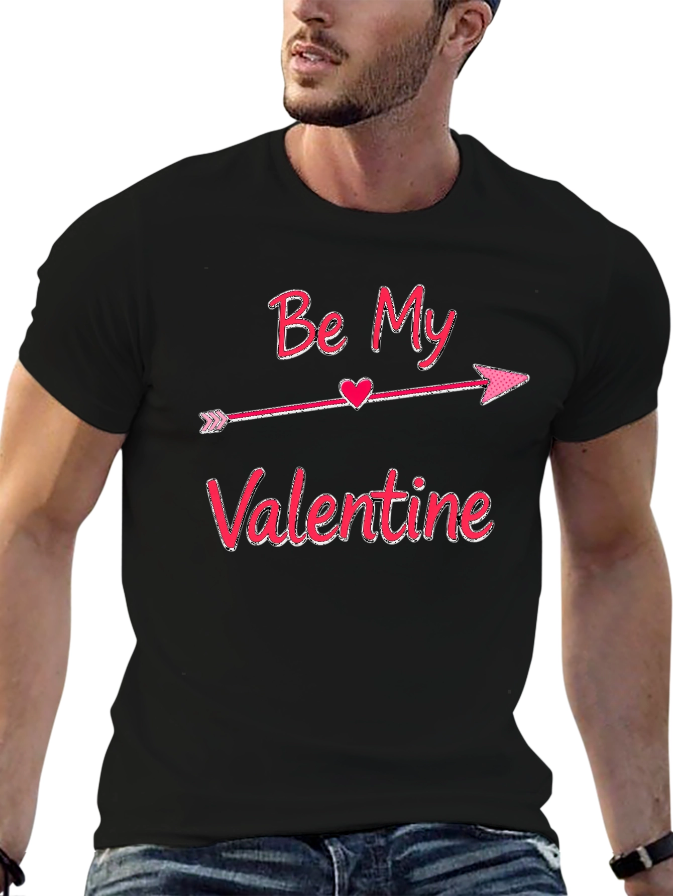 Be My Valentine T-Shirt | Arrow Heart Graphic Tee | Cute Love Shirt | Valentine's Day Gift | Free Shipping $50+