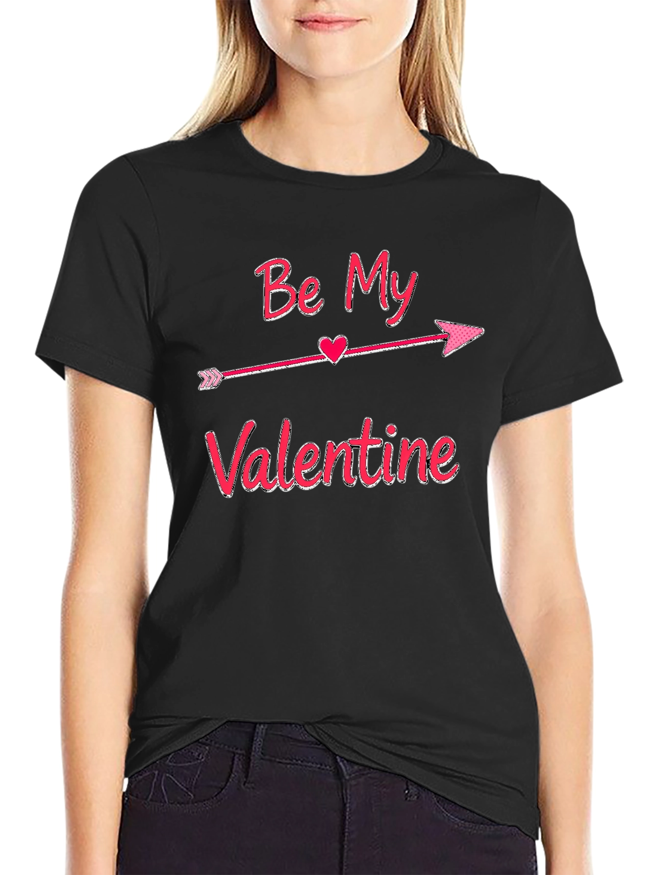 Be My Valentine T-Shirt | Arrow Heart Graphic Tee | Cute Love Shirt | Valentine's Day Gift | Free Shipping $50+