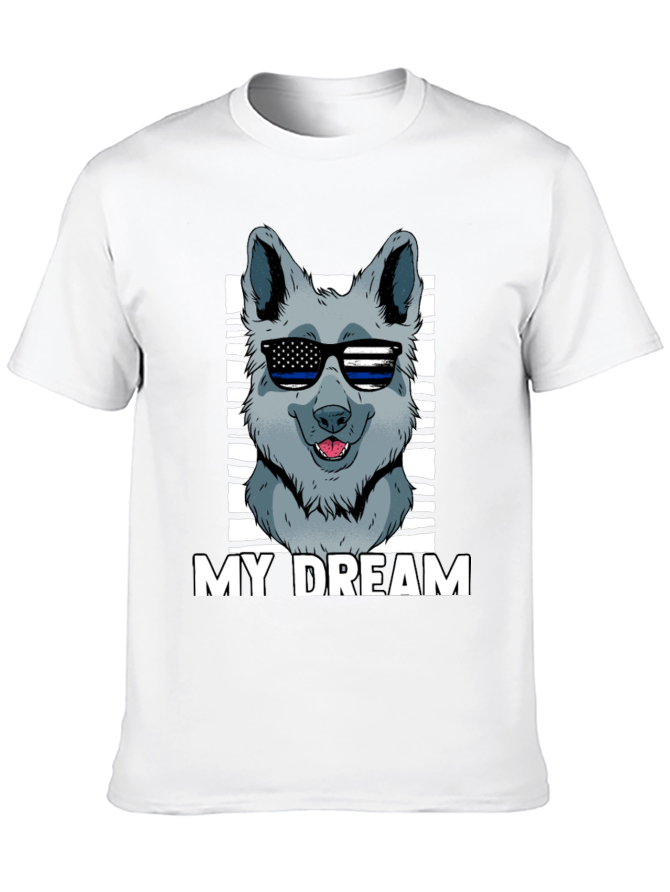 My Dream Dog Graphic T-Shirt - Black