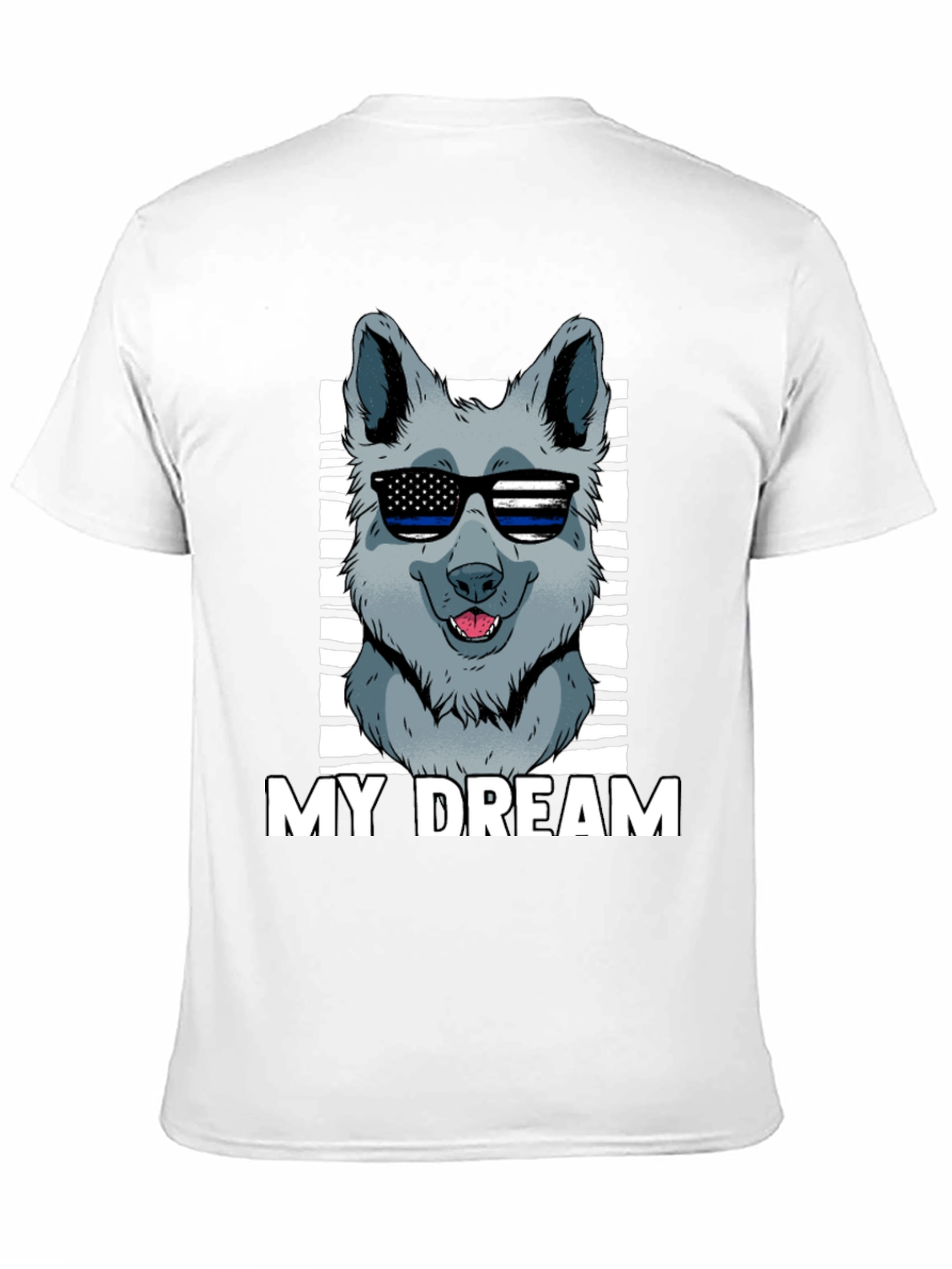 My Dream Dog Graphic T-Shirt - Black