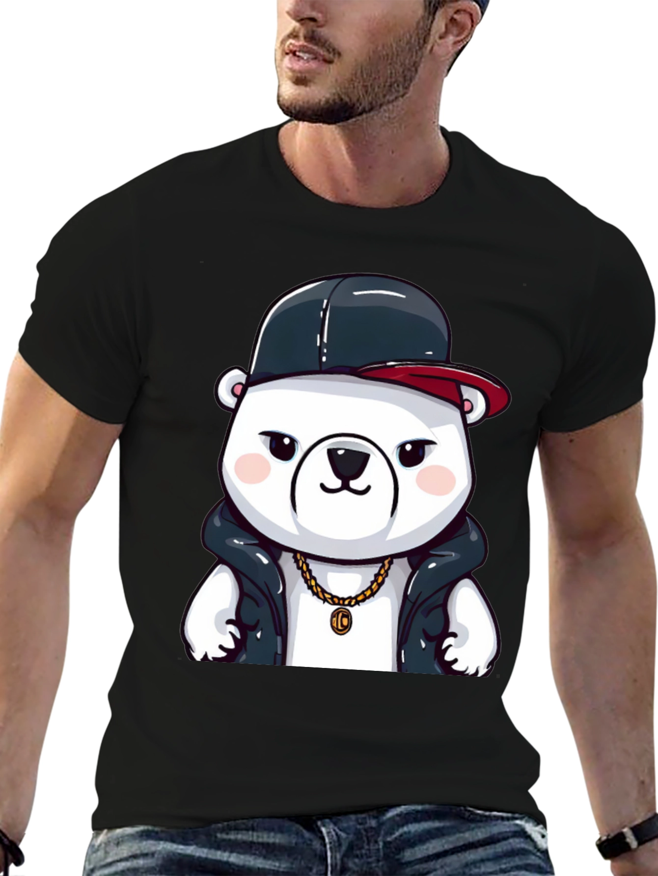 Cool Bear T-Shirt - Black