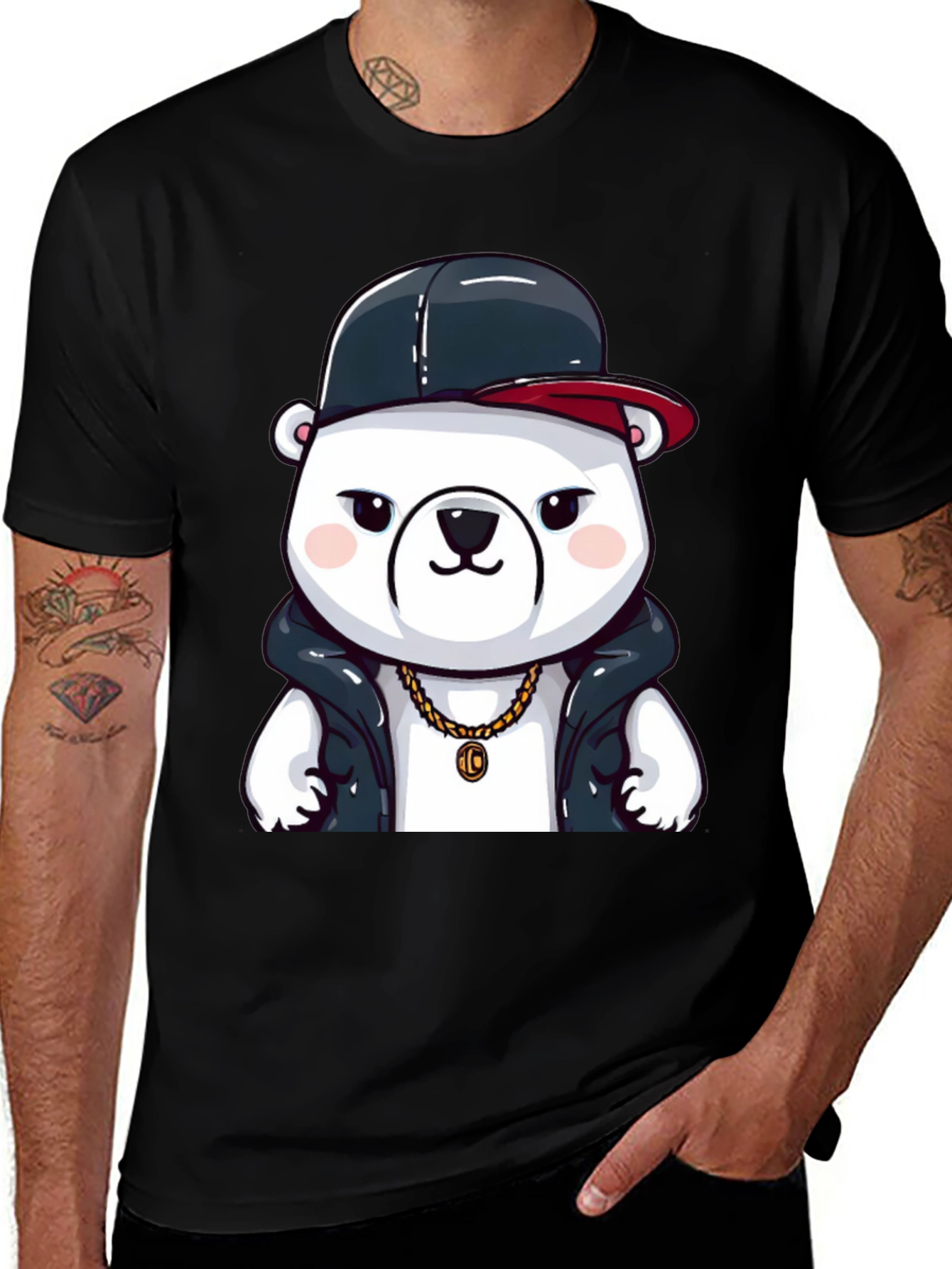 Cool Bear T-Shirt - Black