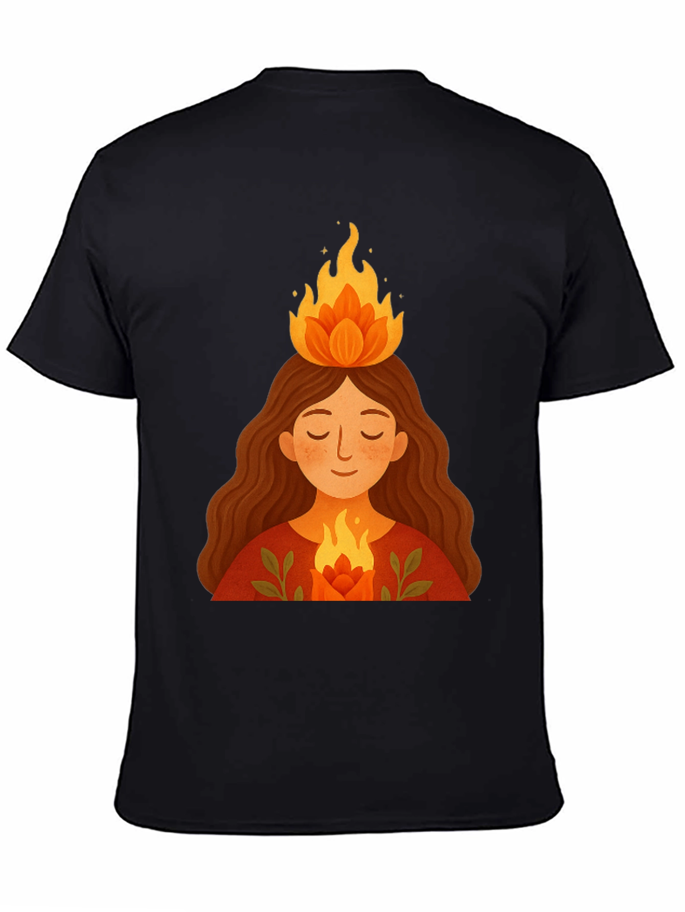 Flame Haired Woman Graphic Tee