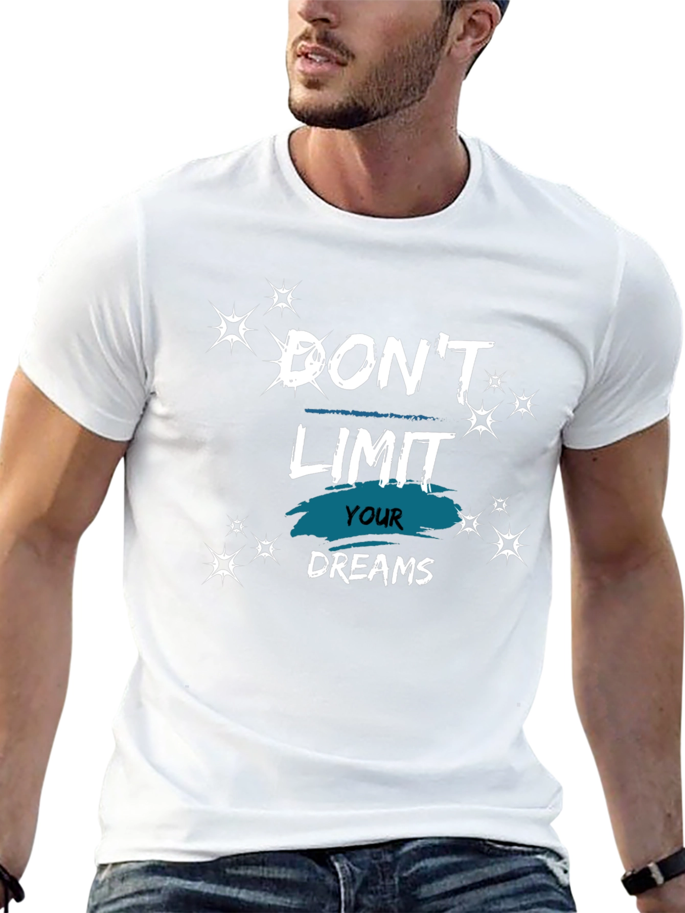 Dont Limit Your Dreams Black Graphic Tee