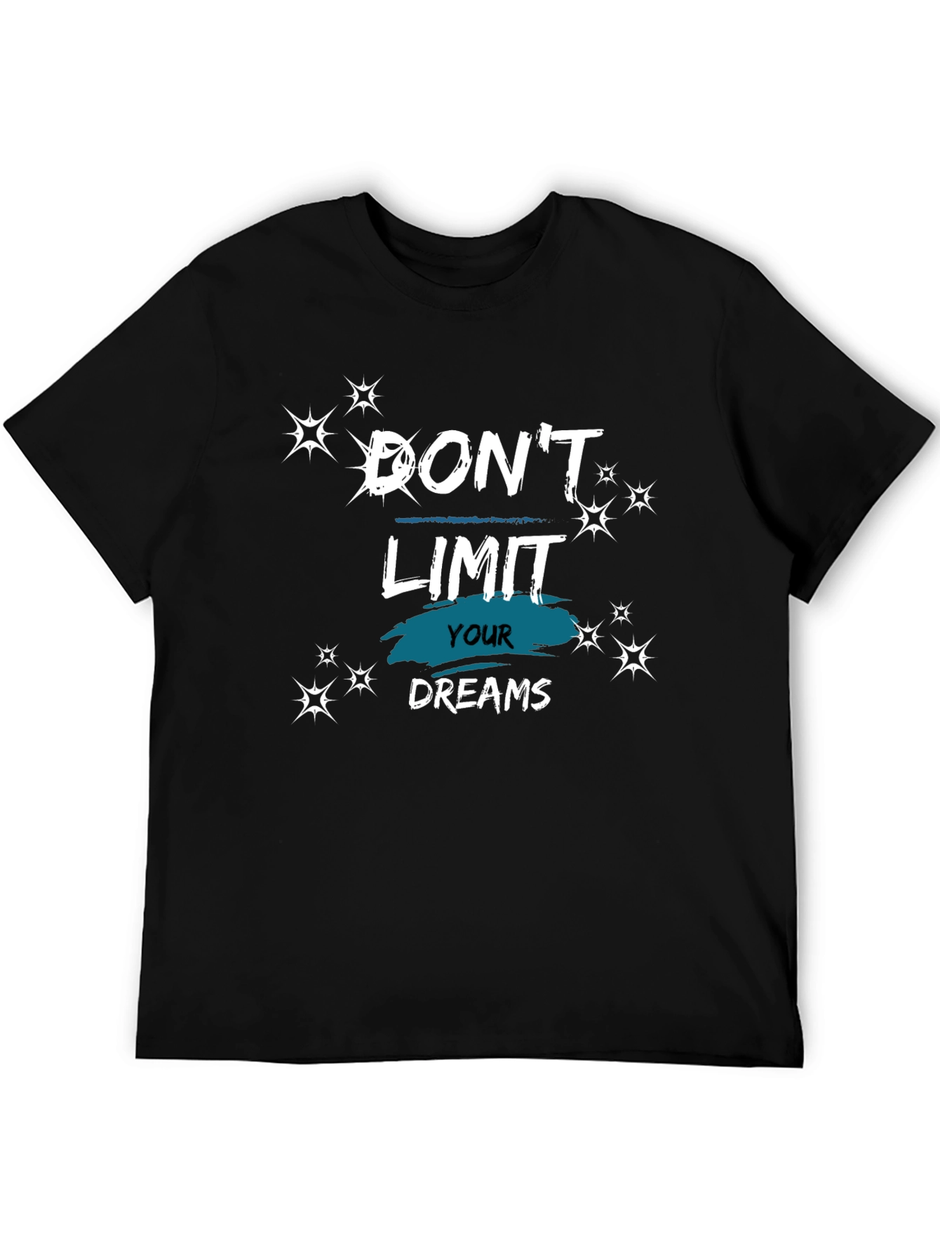 Dont Limit Your Dreams Black Graphic Tee