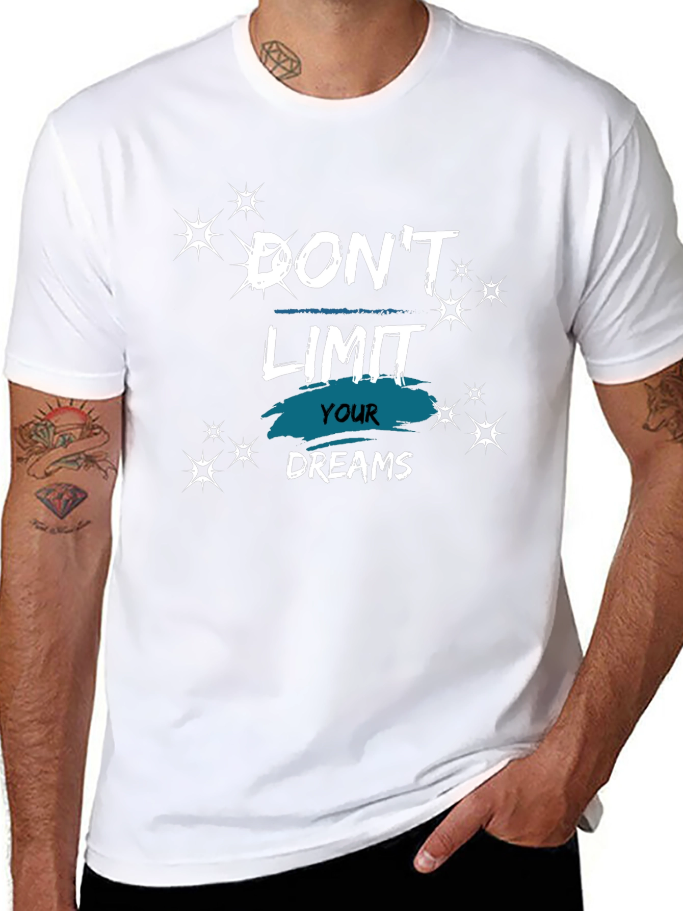Dont Limit Your Dreams Black Graphic Tee