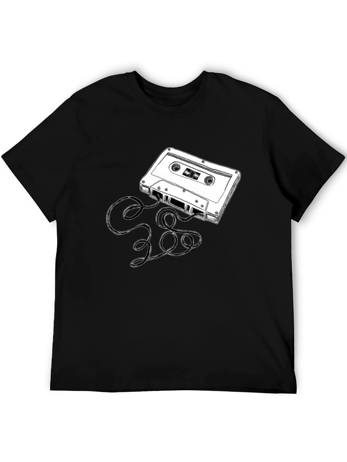 Retro Cassette Tape Graphic T-Shirt