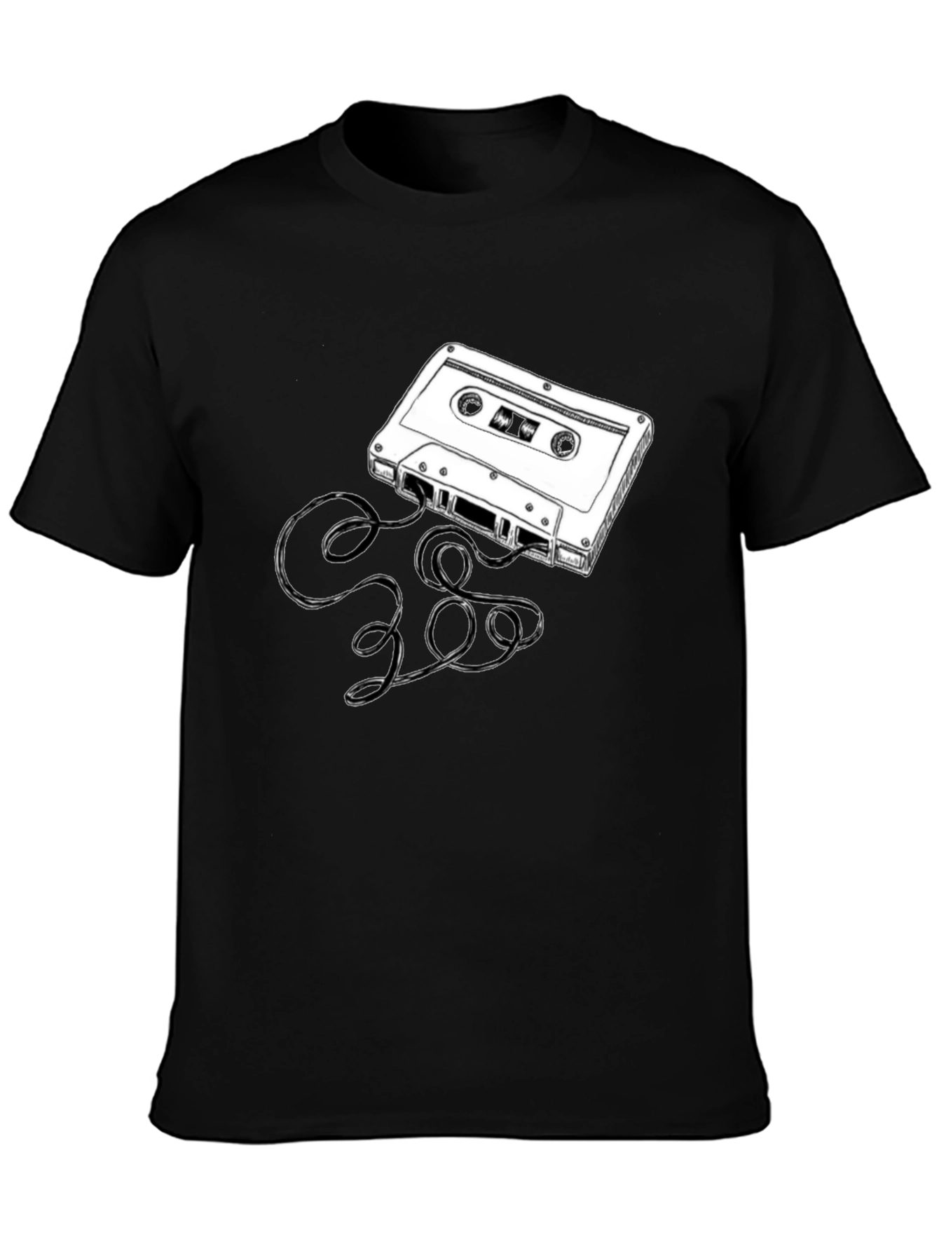 Retro Cassette Tape Graphic T-Shirt