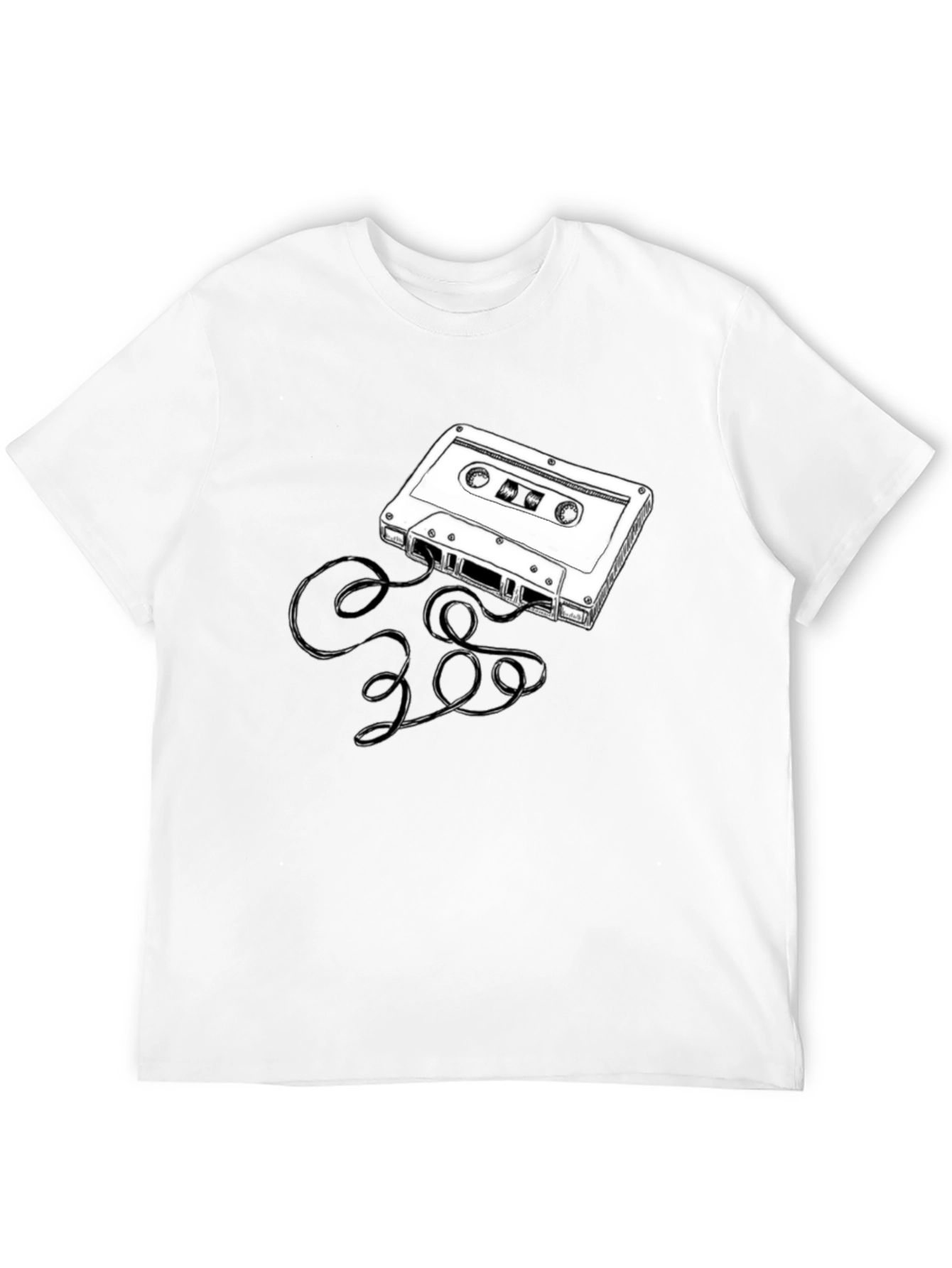 Retro Cassette Tape Graphic T-Shirt