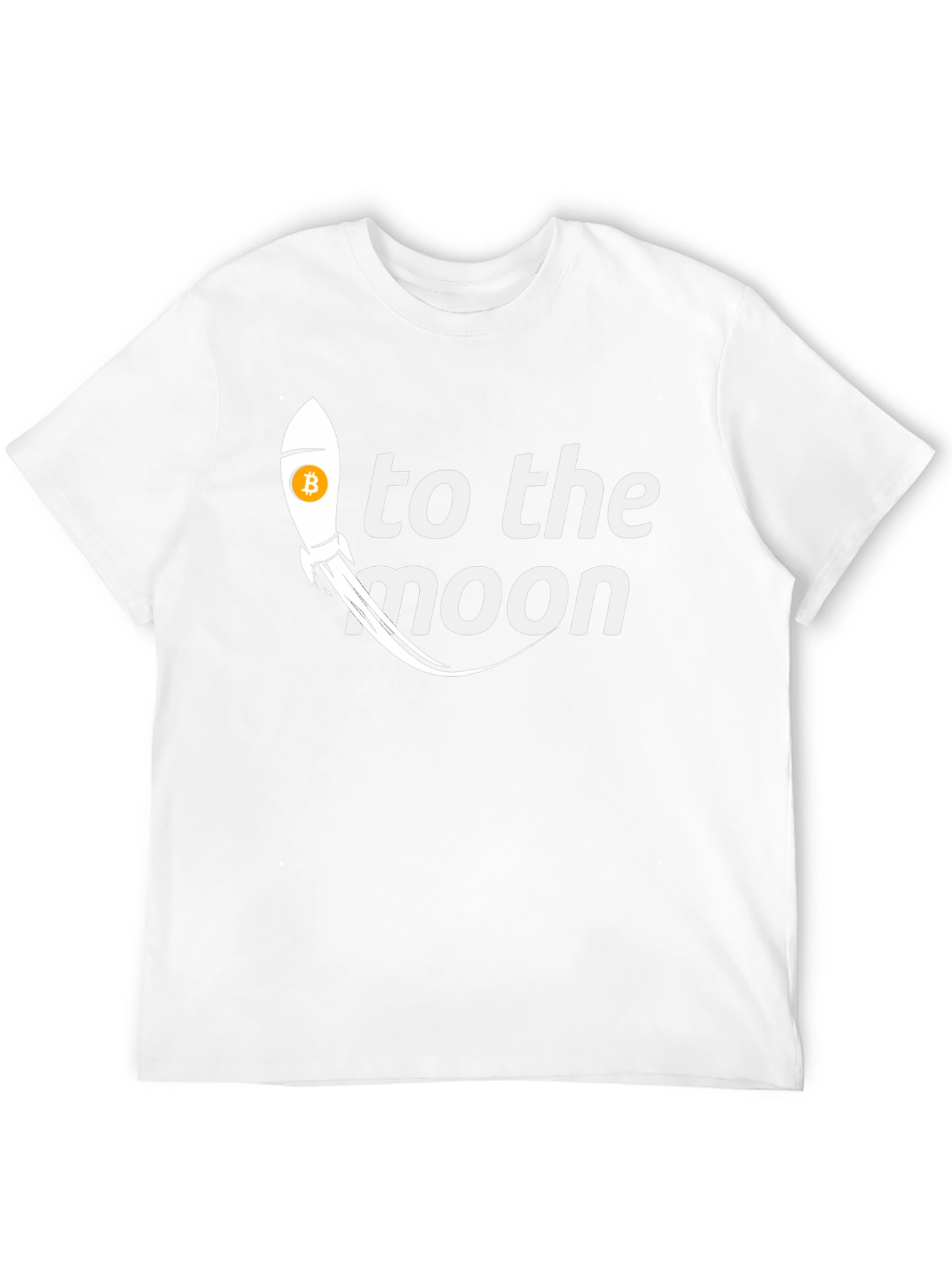 Bitcoin Rocket To The Moon Crypto T-Shirt