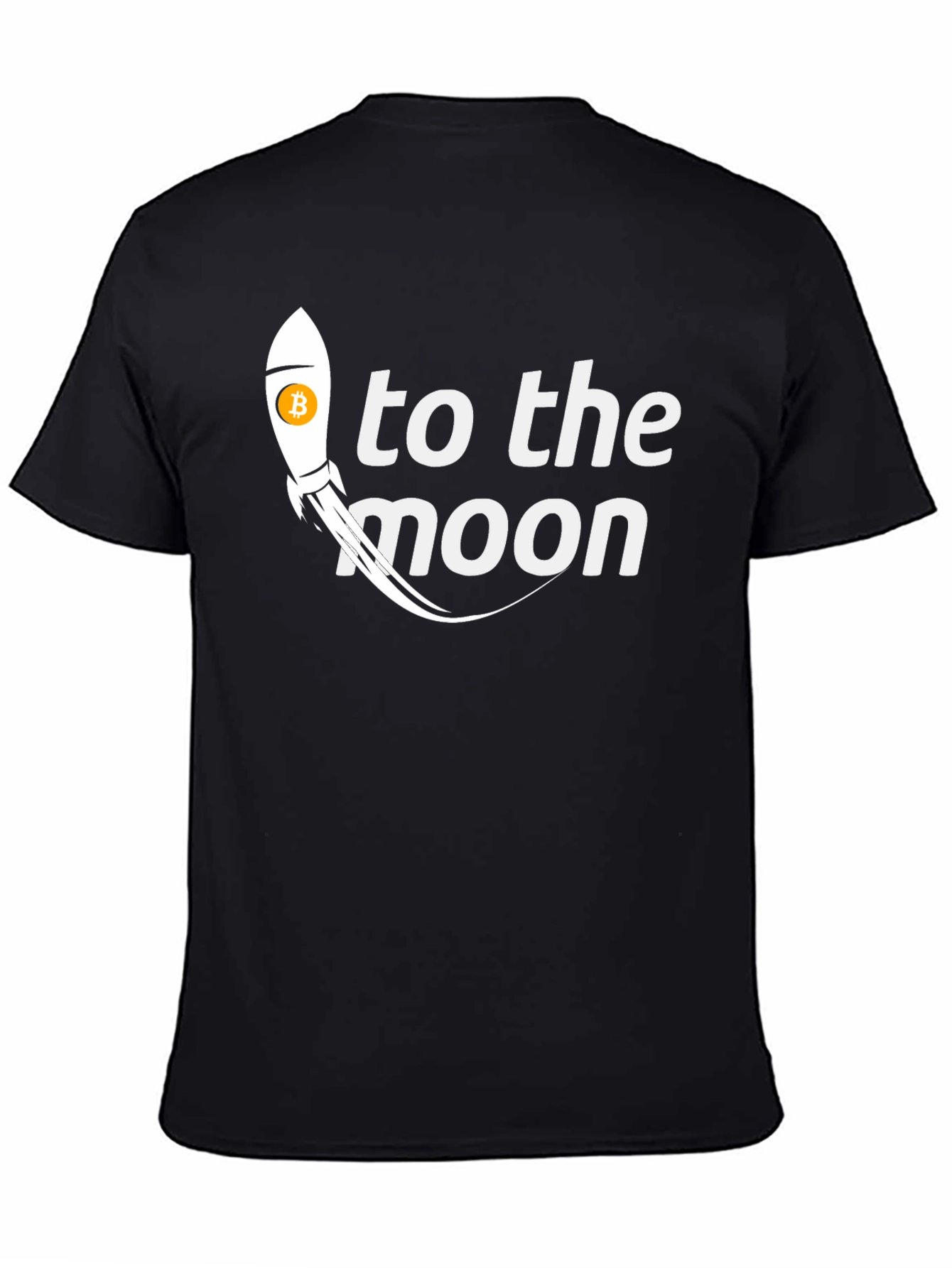 Bitcoin Rocket To The Moon Crypto T-Shirt
