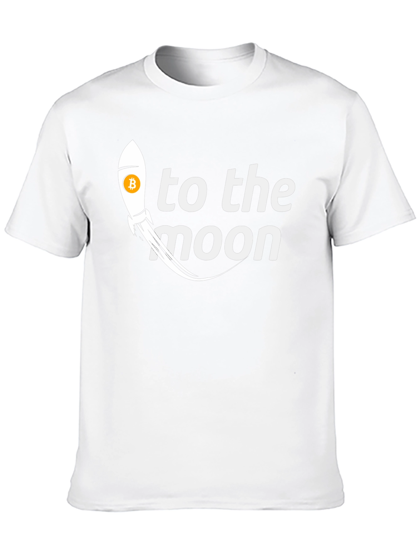 Bitcoin Rocket To The Moon Crypto T-Shirt