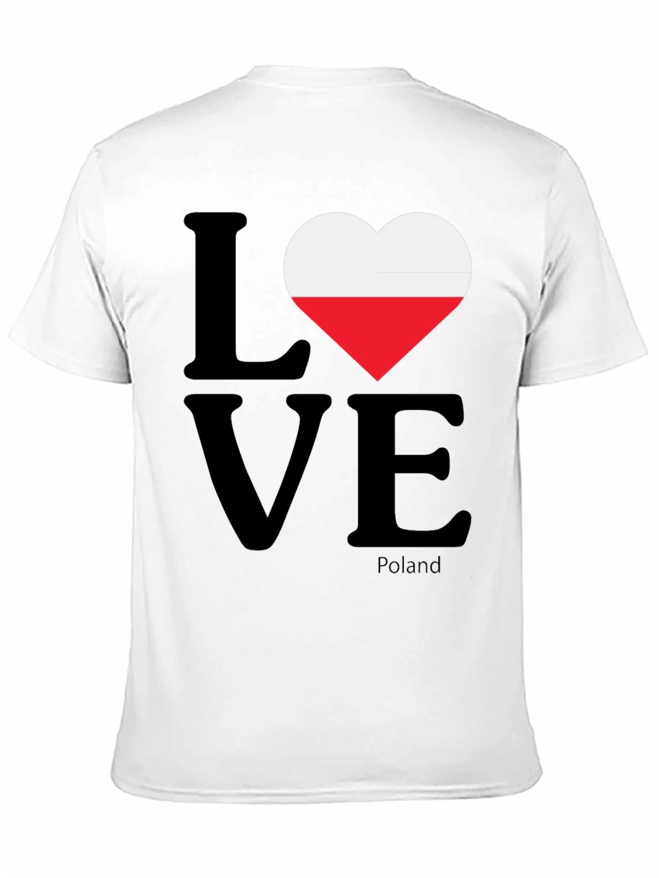 Poland Love Flag Heart T-Shirt