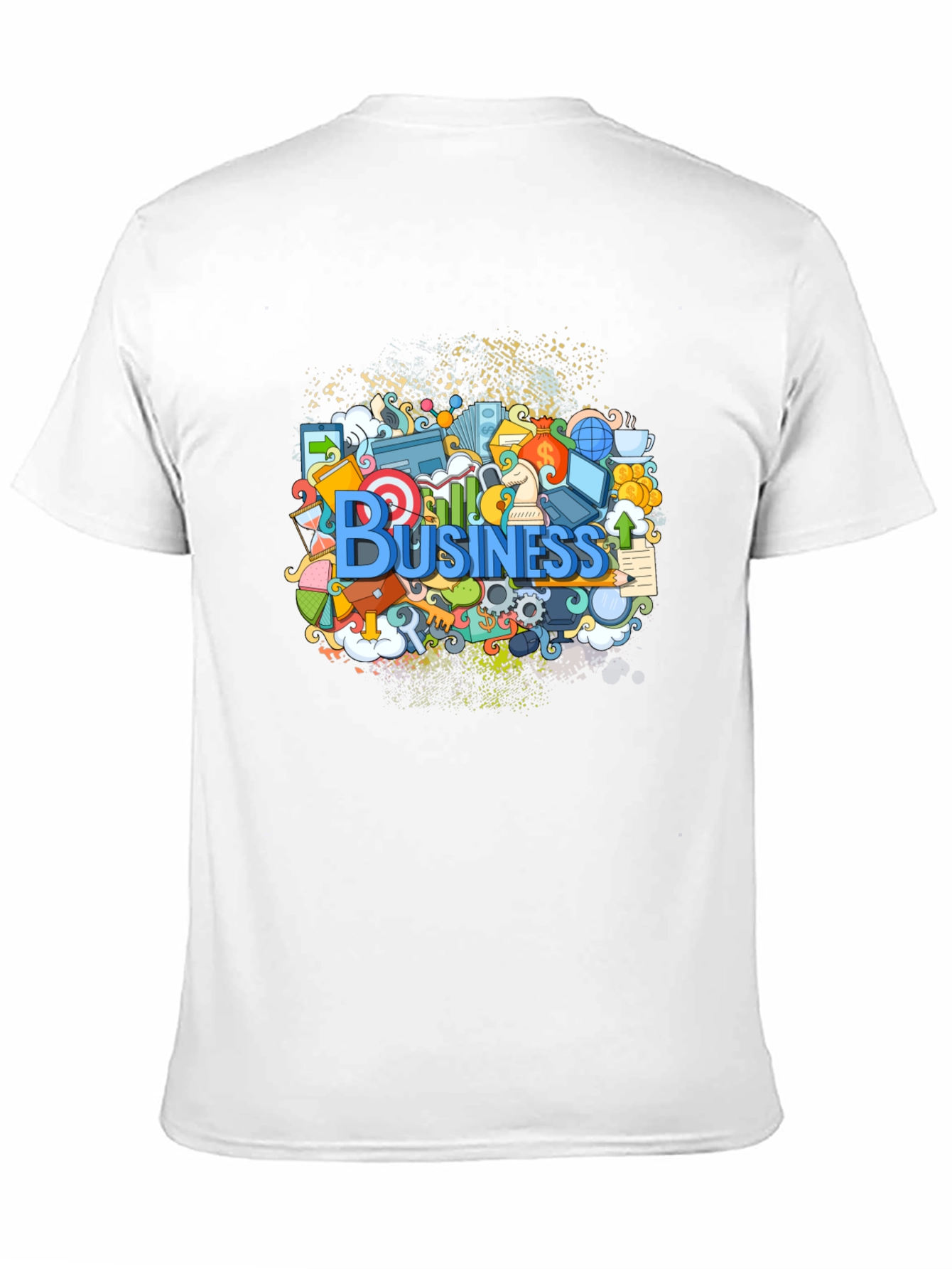 Business Doodle Graphic T-Shirt
