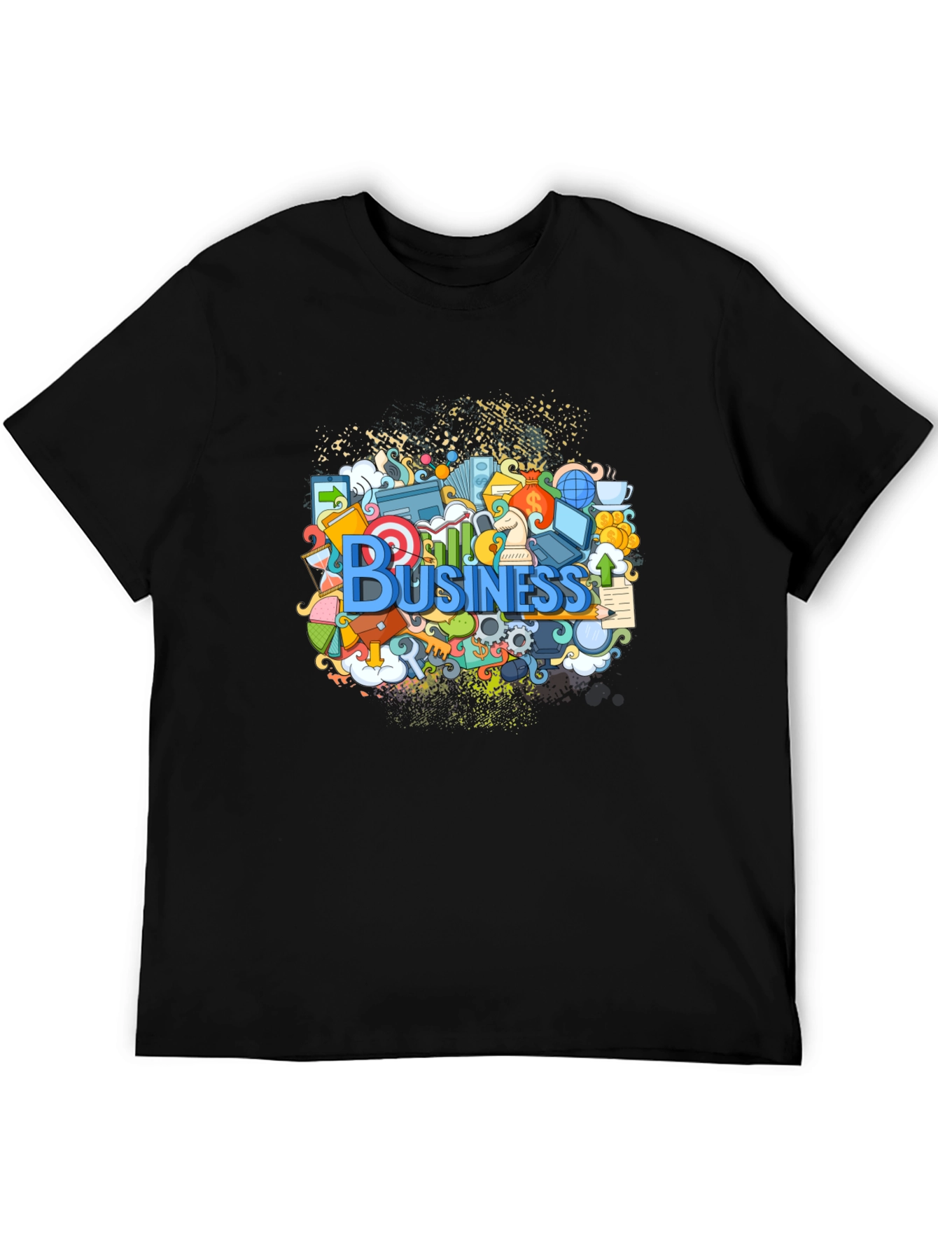 Business Doodle Graphic T-Shirt