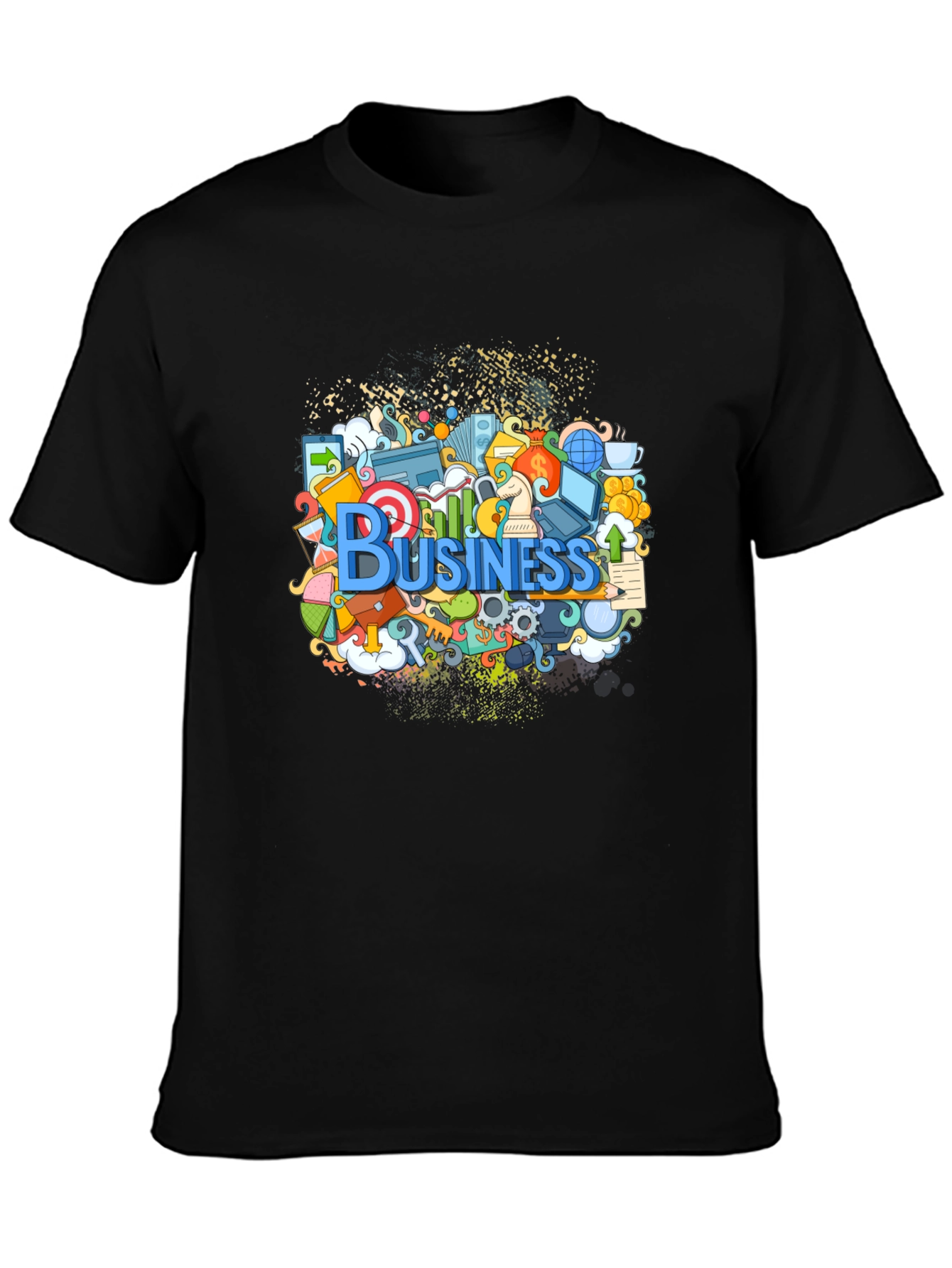 Business Doodle Graphic T-Shirt