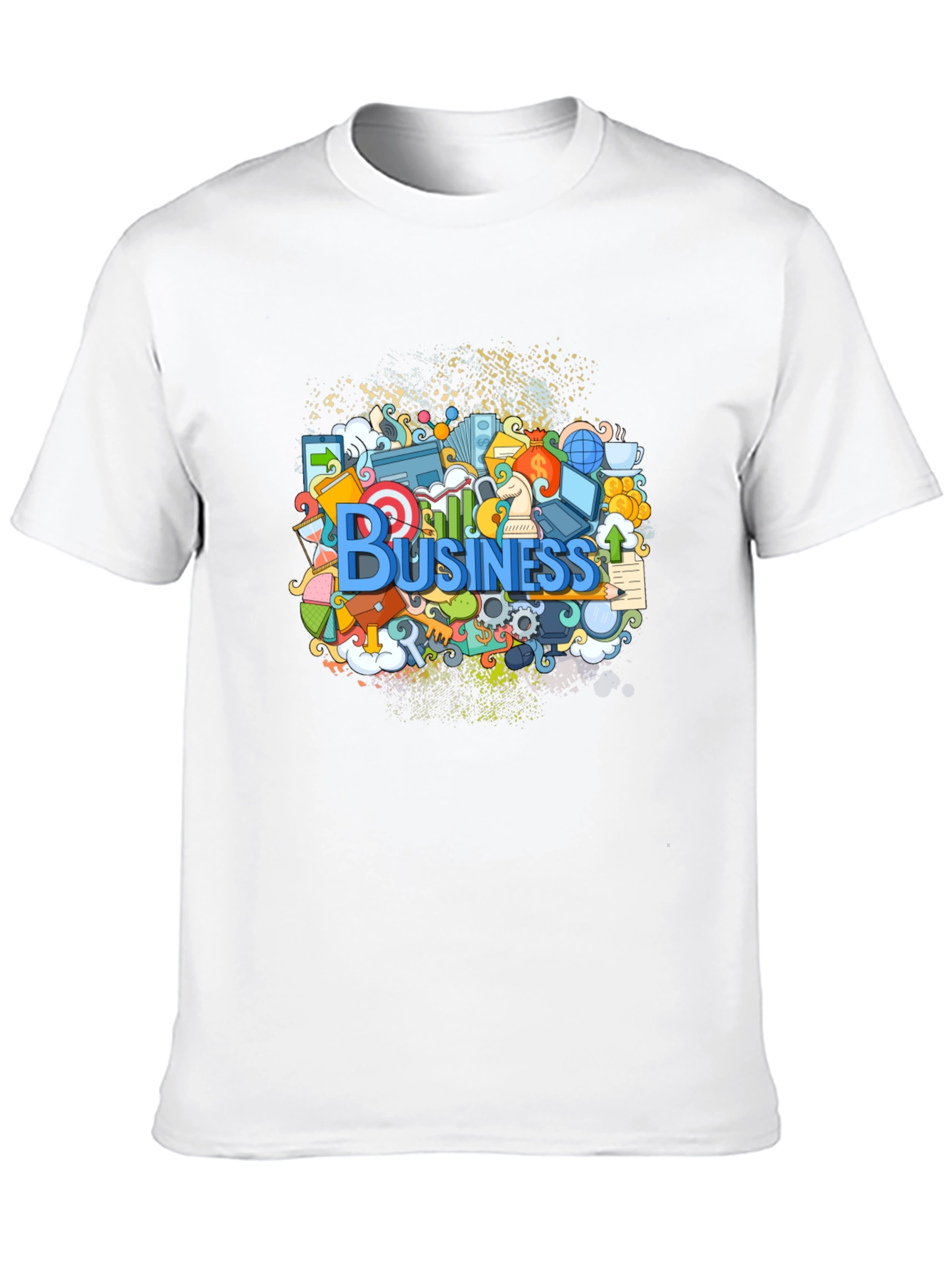 Business Doodle Graphic T-Shirt