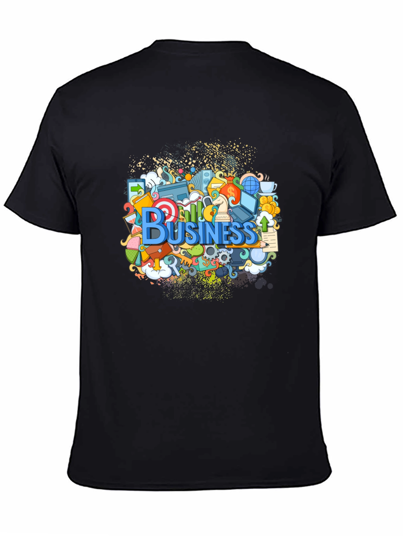Business Doodle Graphic T-Shirt