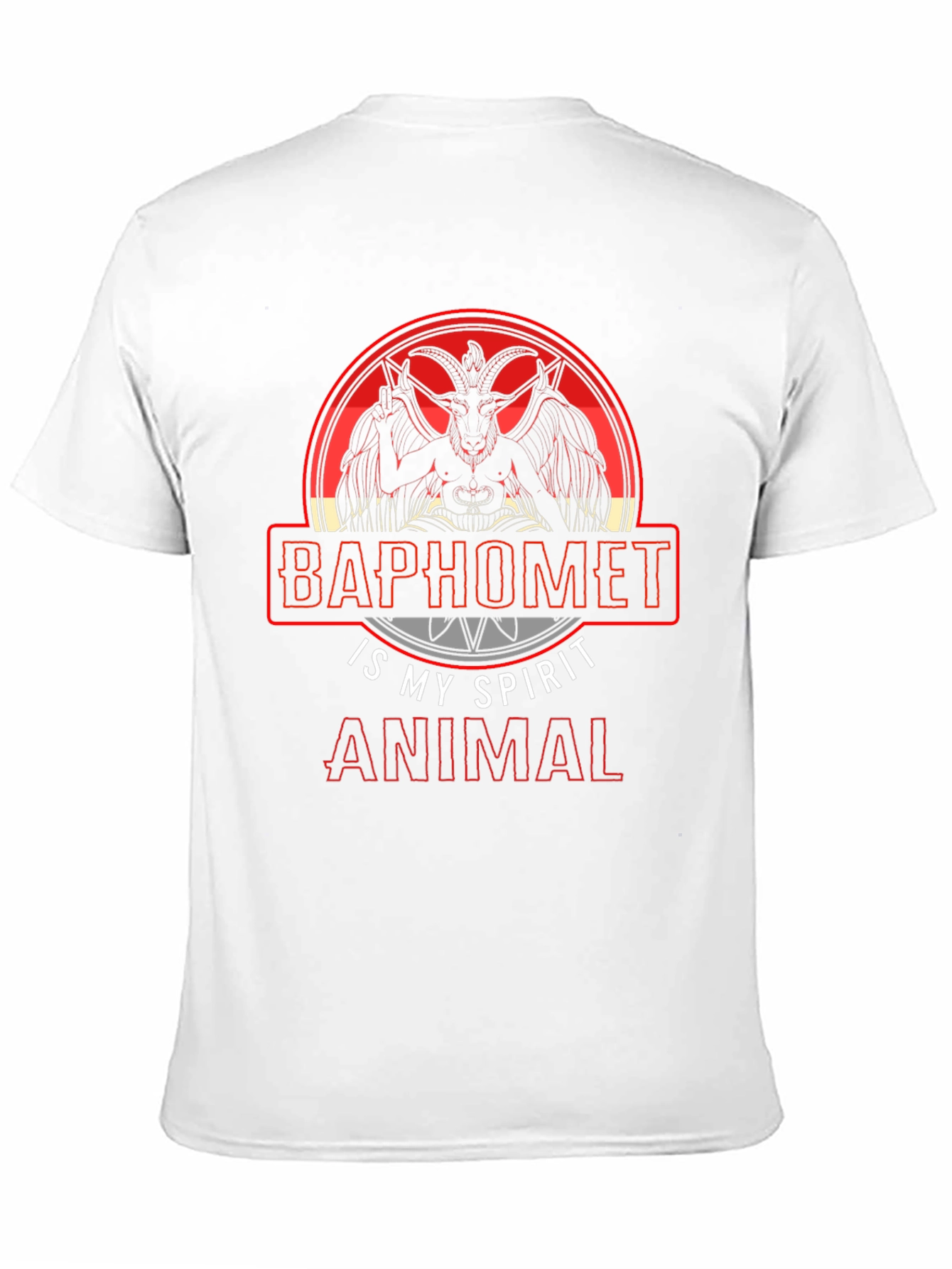 Baphomet Spirit Animal Graphic T-Shirt