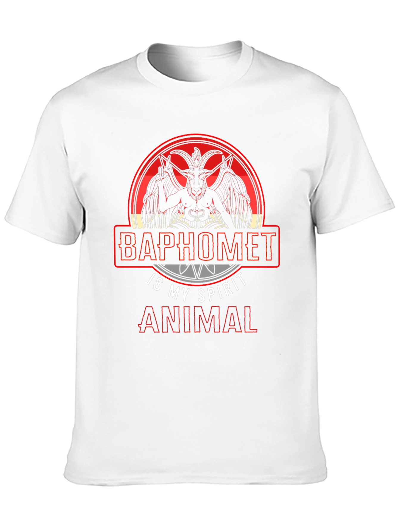 Baphomet Spirit Animal Graphic T-Shirt