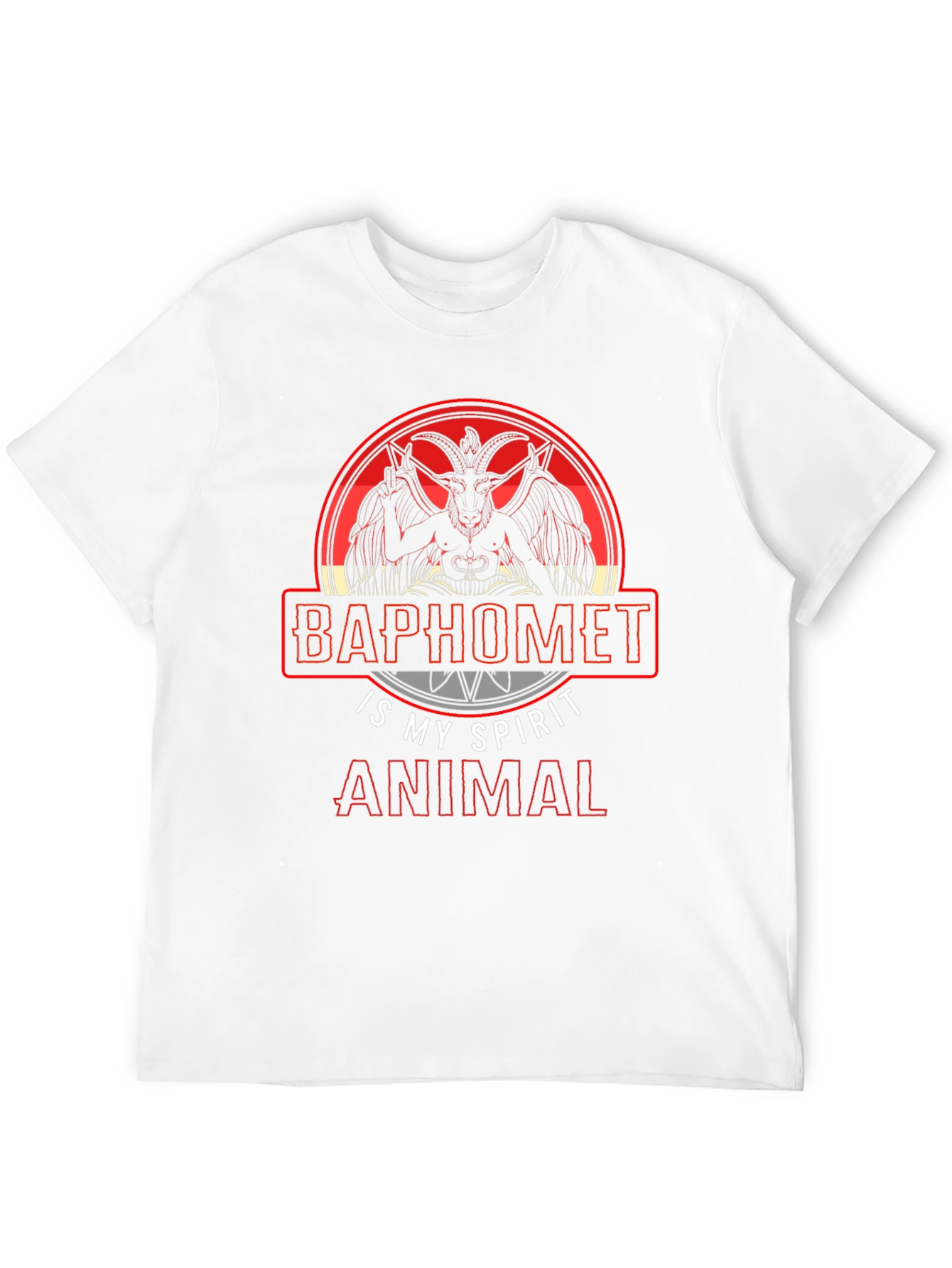 Baphomet Spirit Animal Graphic T-Shirt