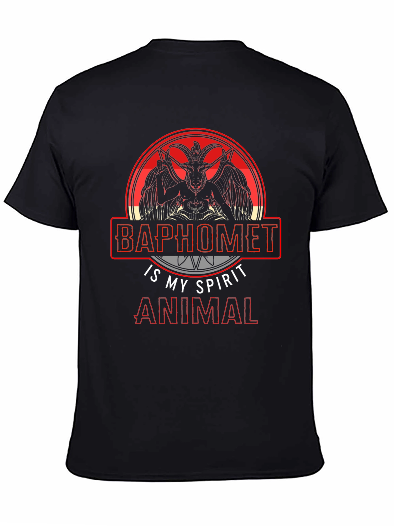 Baphomet Spirit Animal Graphic T-Shirt