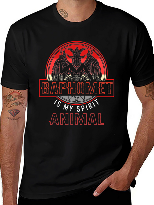 Baphomet Spirit Animal Graphic T-Shirt