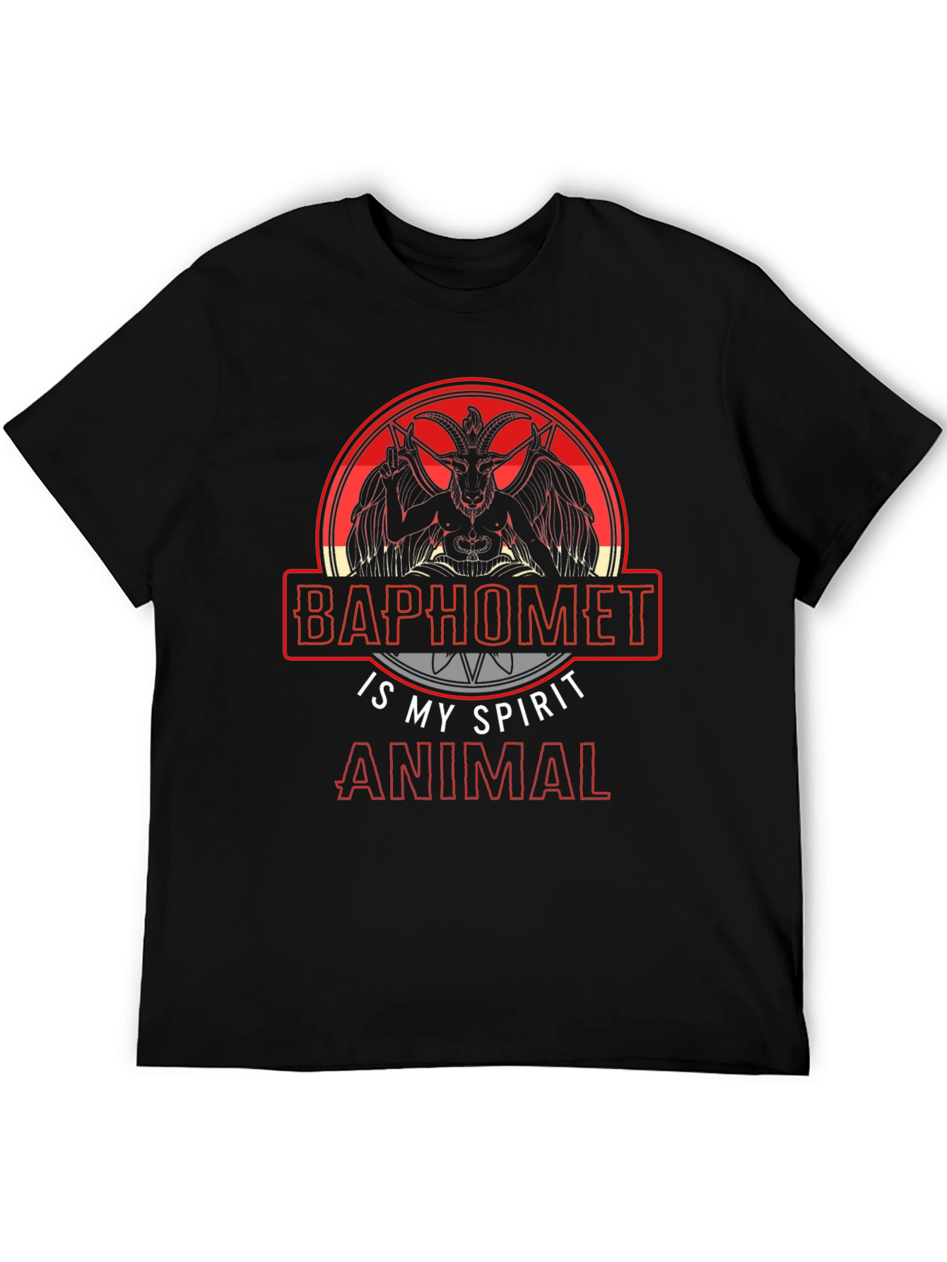 Baphomet Spirit Animal Graphic T-Shirt