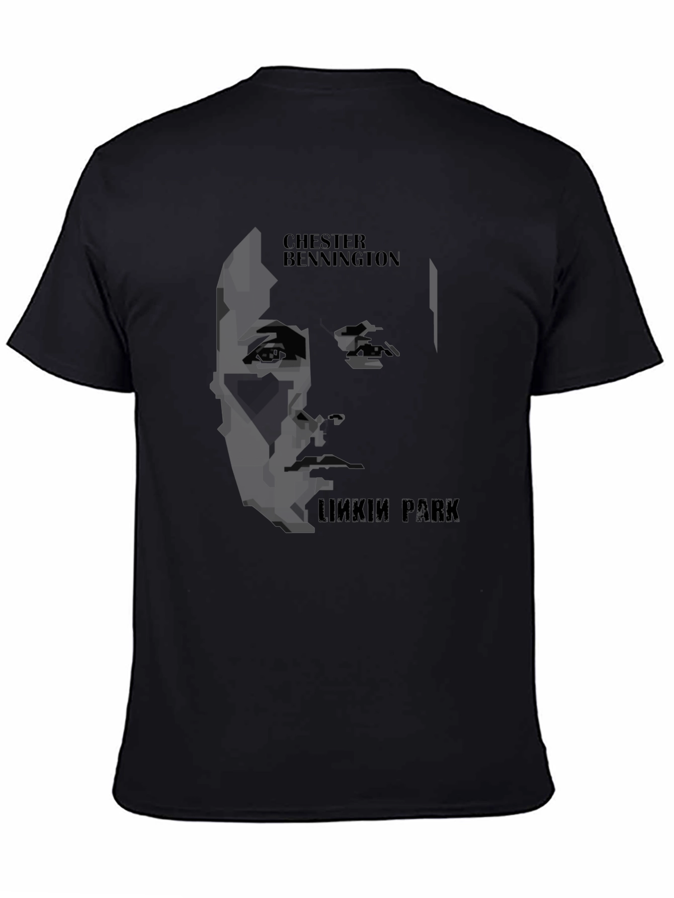 Chester Bennington Linkin Park Black Graphic T-Shirt