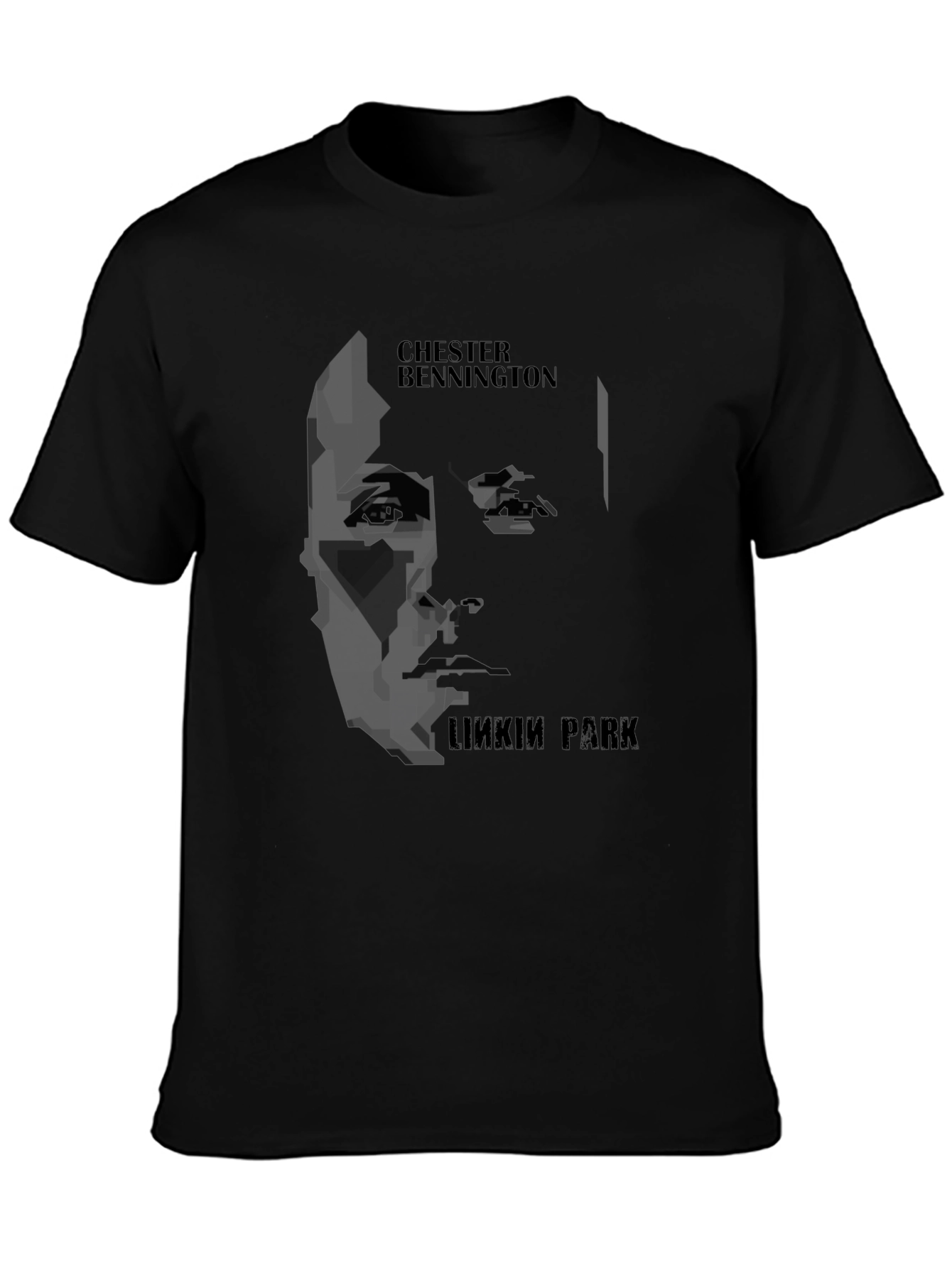 Chester Bennington Linkin Park Black Graphic T-Shirt