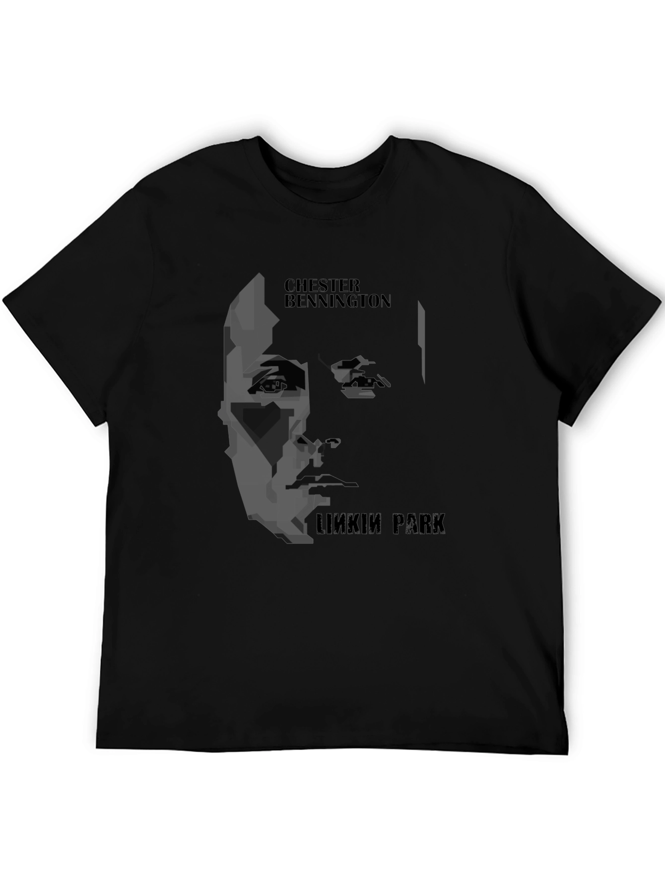 Chester Bennington Linkin Park Black Graphic T-Shirt