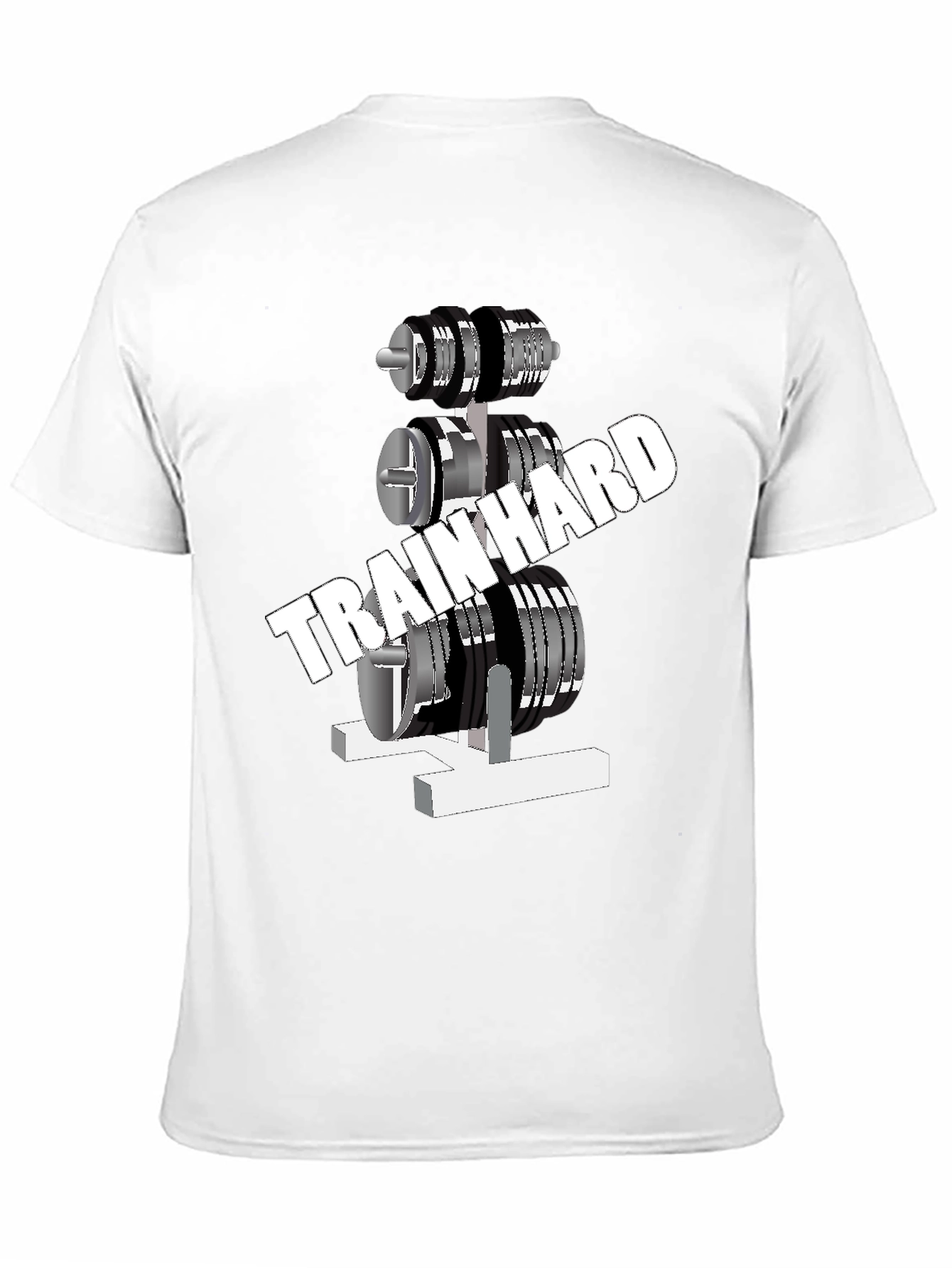 Train Hard Gym Black T-Shirt