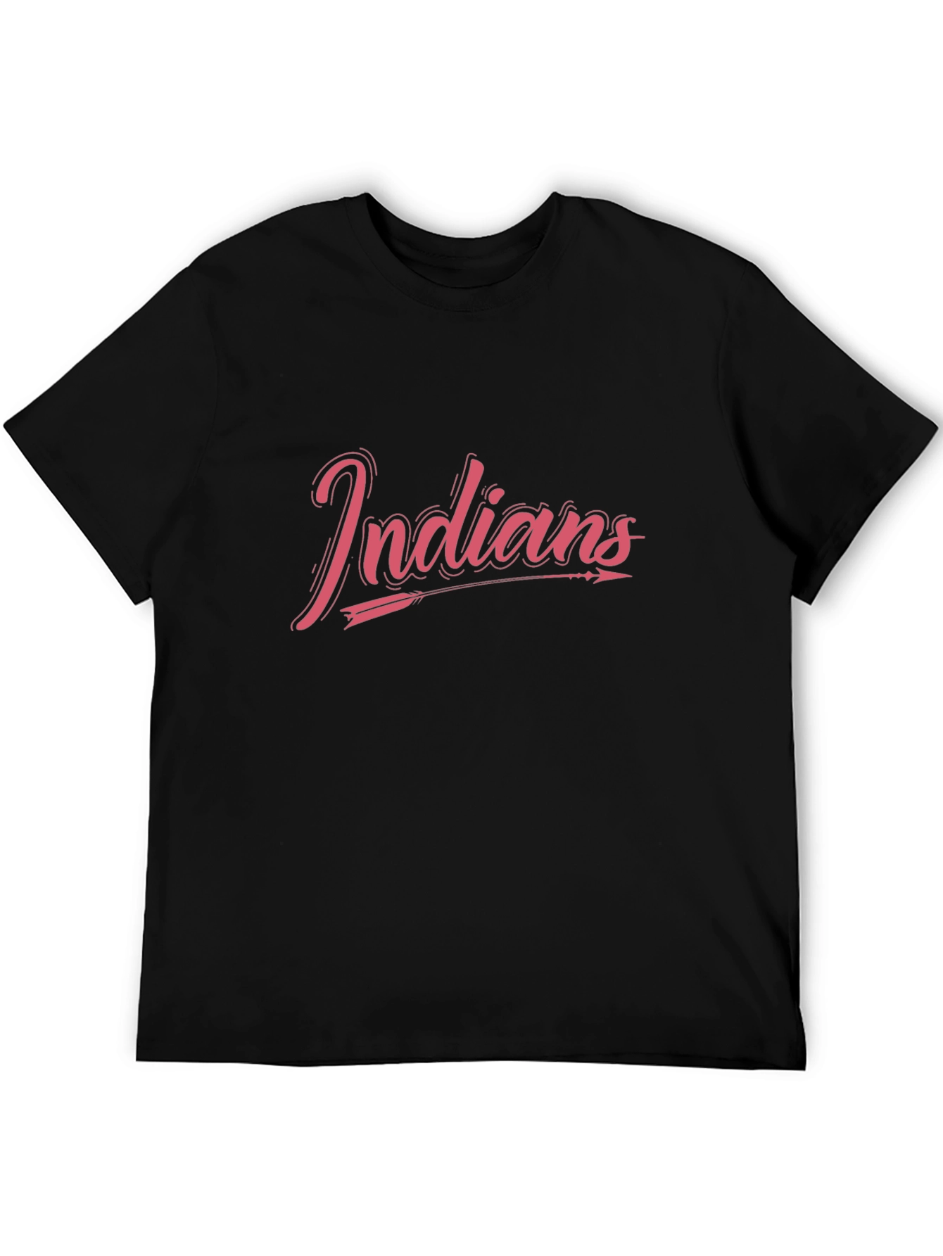 Indians Graphic Black T-Shirt