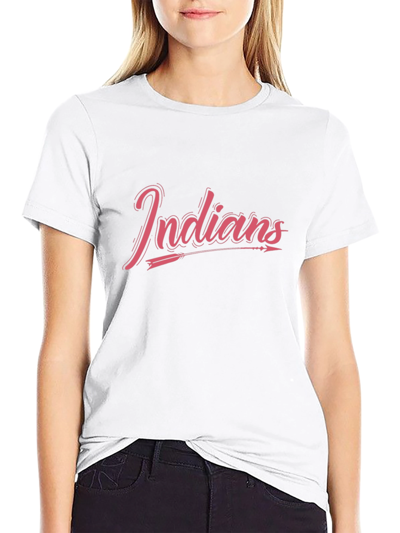 Indians Graphic Black T-Shirt