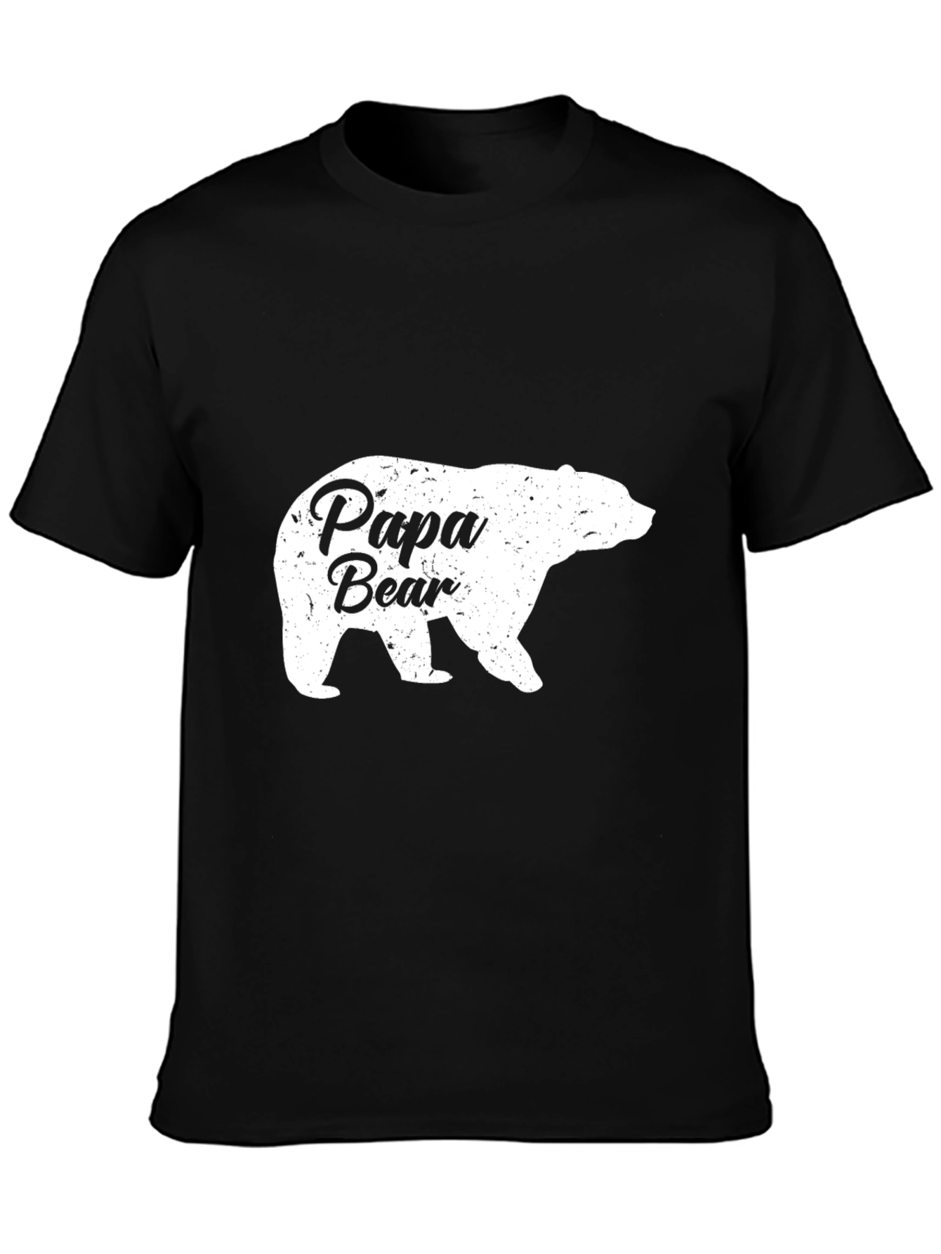 Papa Bear T-Shirt - Distressed Bear Graphic Tee