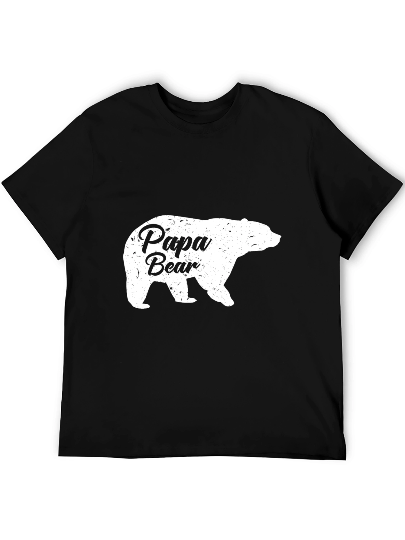 Papa Bear T-Shirt - Distressed Bear Graphic Tee