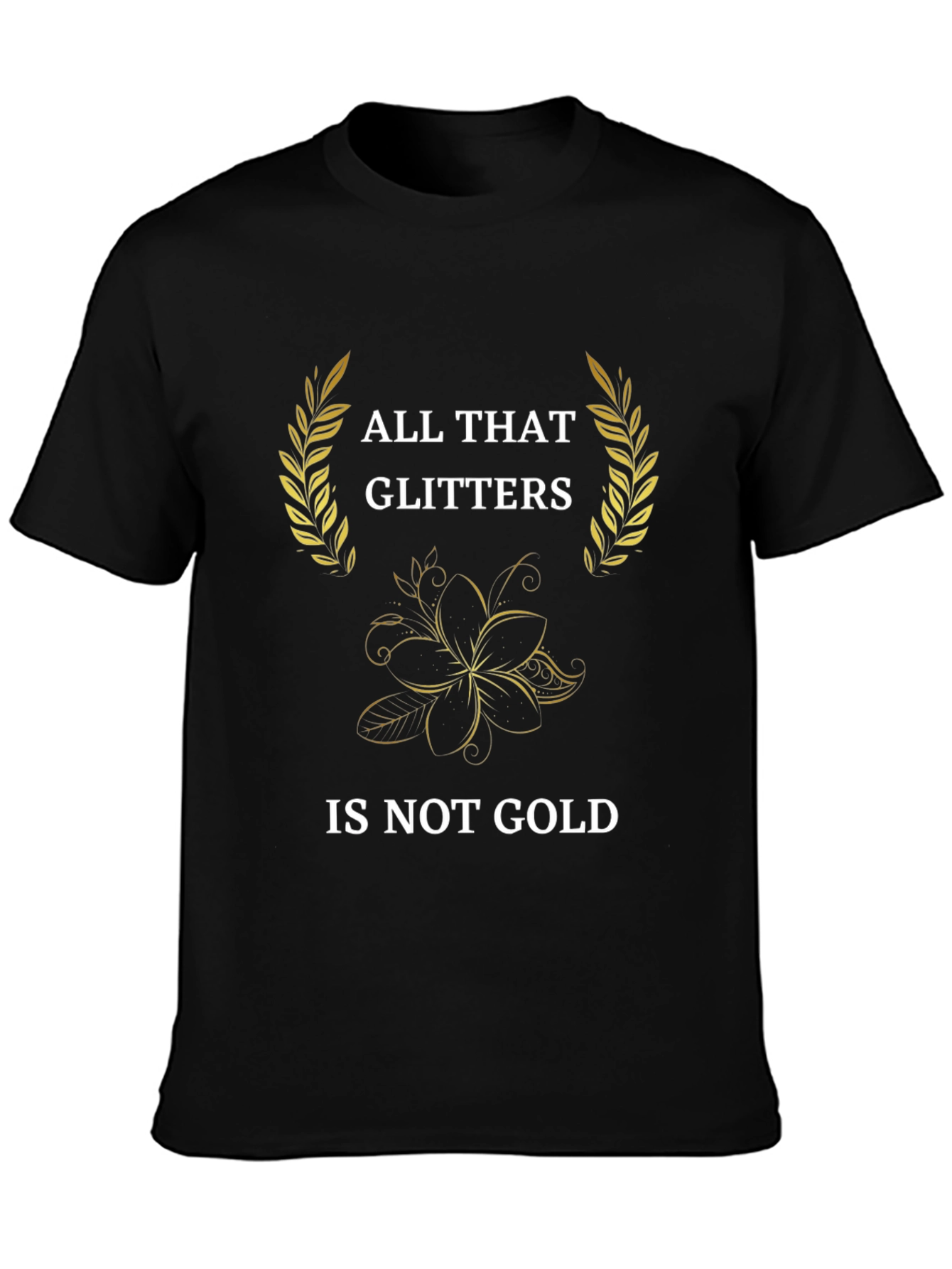 All That Glitters Tee - Stylish Graphic Print Shirt