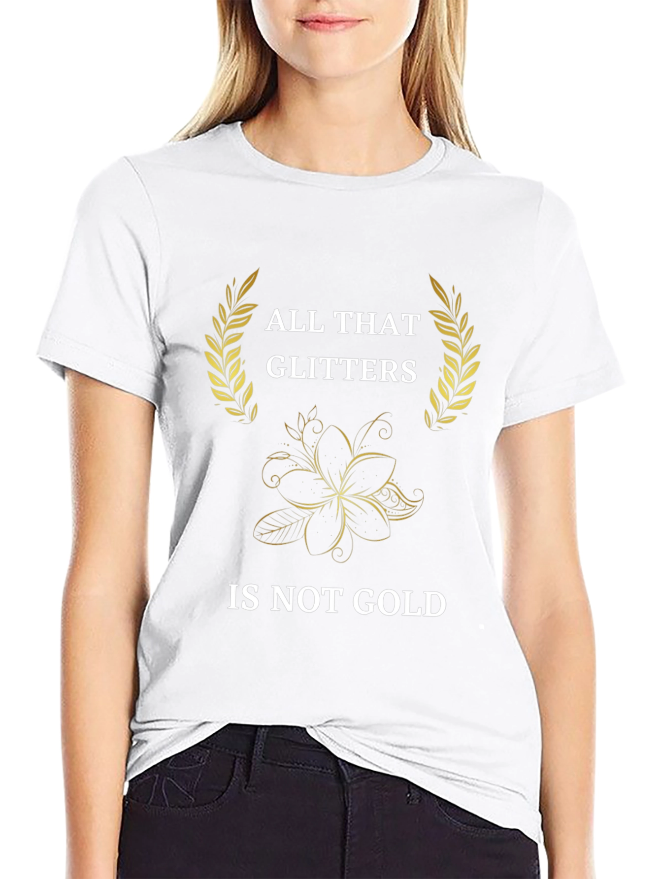 All That Glitters Tee - Stylish Graphic Print Shirt