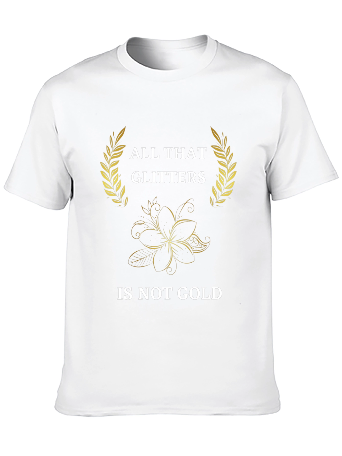 All That Glitters Tee - Stylish Graphic Print Shirt