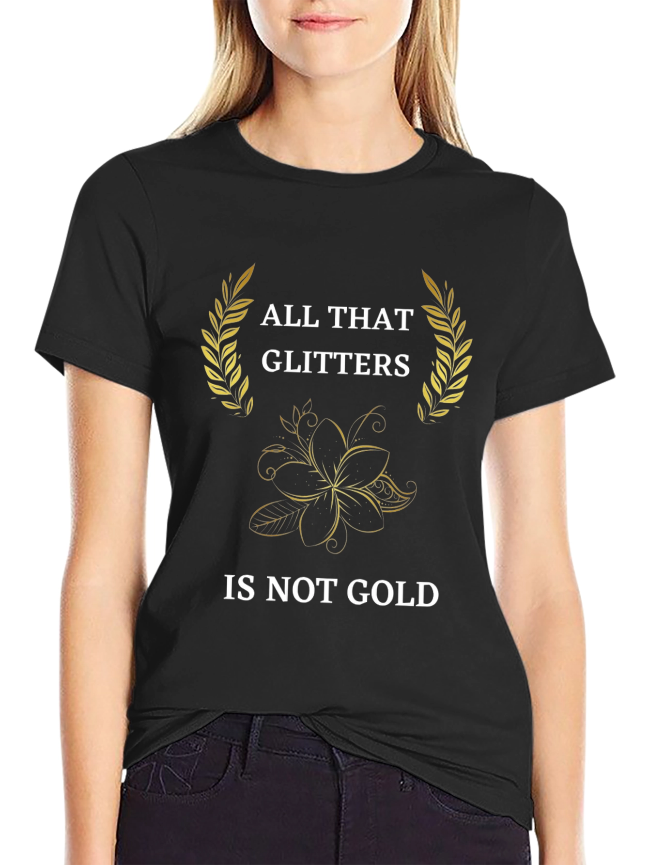 All That Glitters Tee - Stylish Graphic Print Shirt