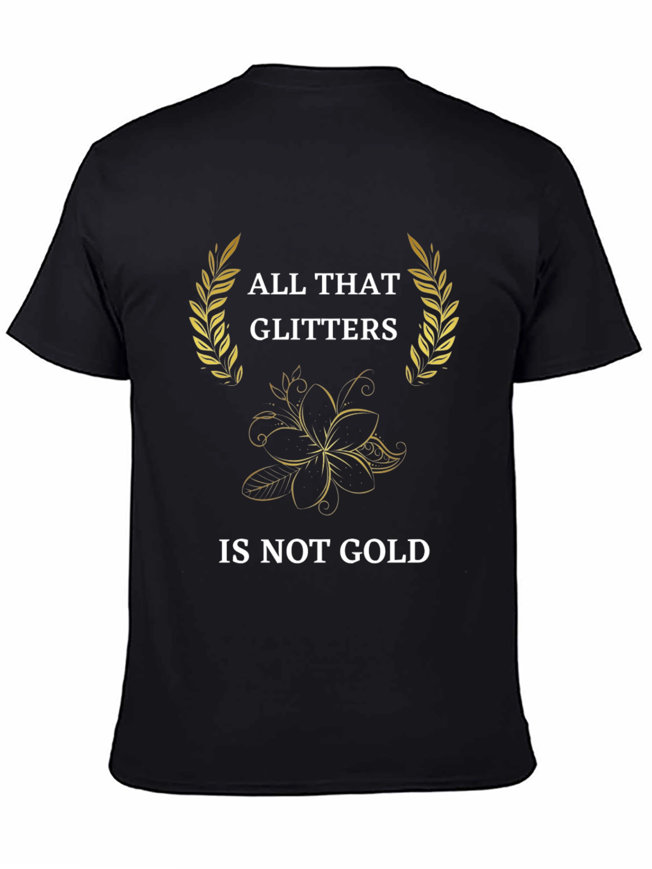 All That Glitters Tee - Stylish Graphic Print Shirt
