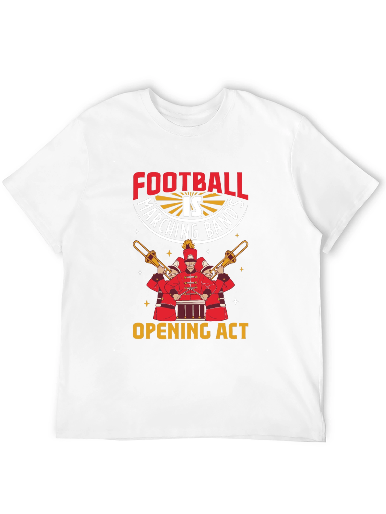 Football Marching Band Opening Act Graphic T-Shirt