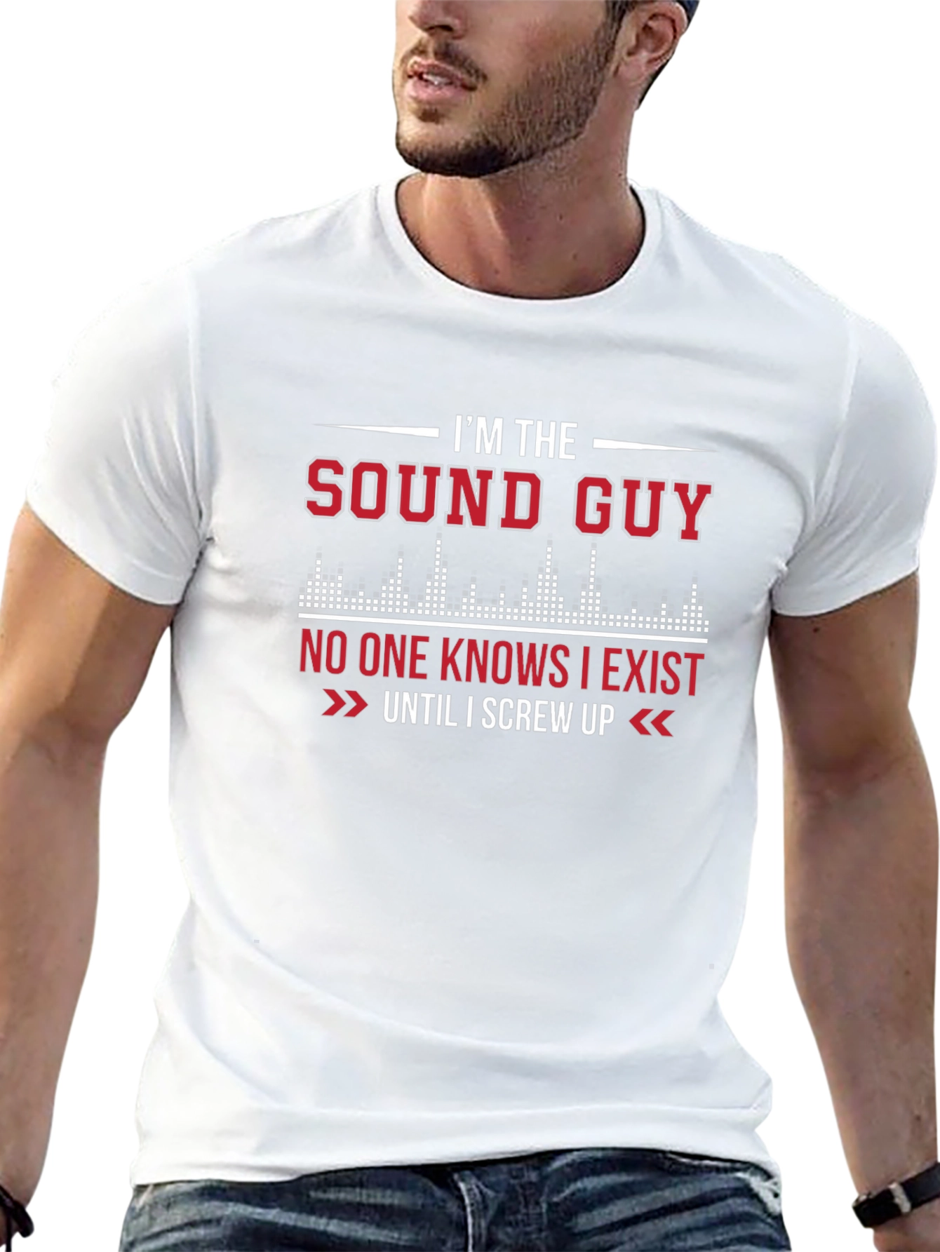 Sound Guy Graphic T-Shirt -  Funny Audio Engineer Tee