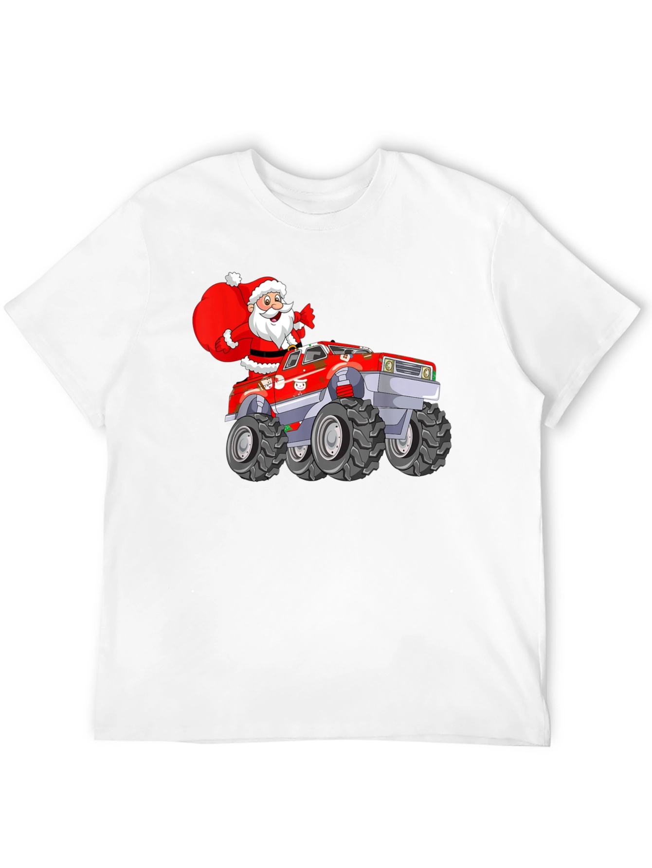 Santa Monster Truck Tee
