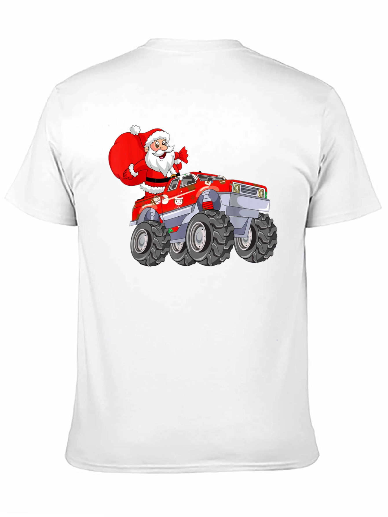 Santa Monster Truck Tee