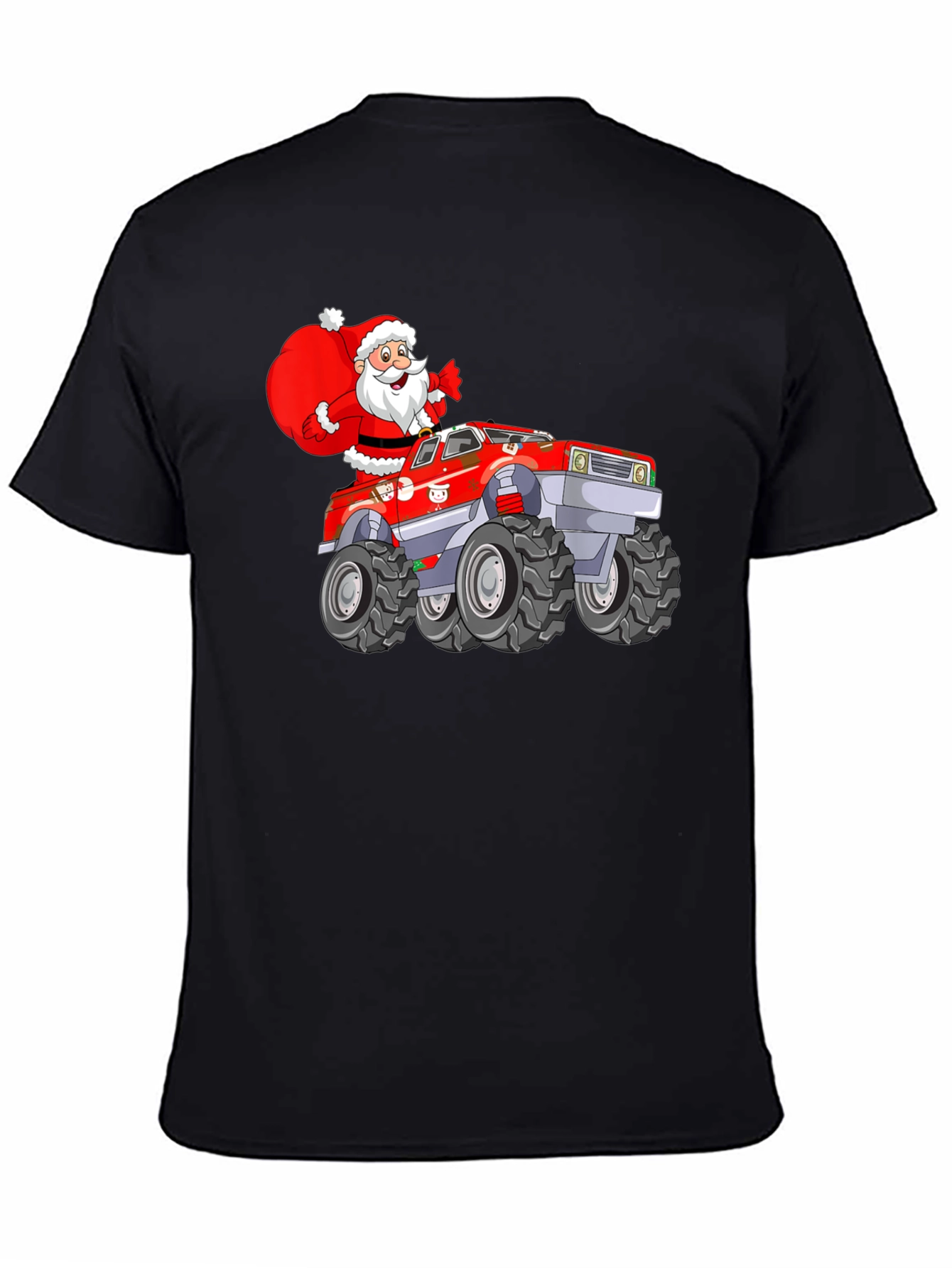 Santa Monster Truck Tee