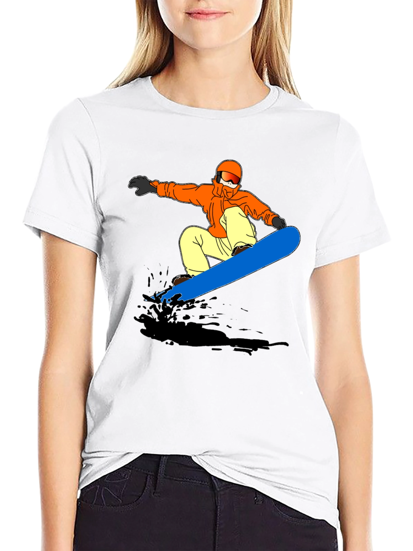 Snowboard Graphic T-Shirt | Cool Sports Tee