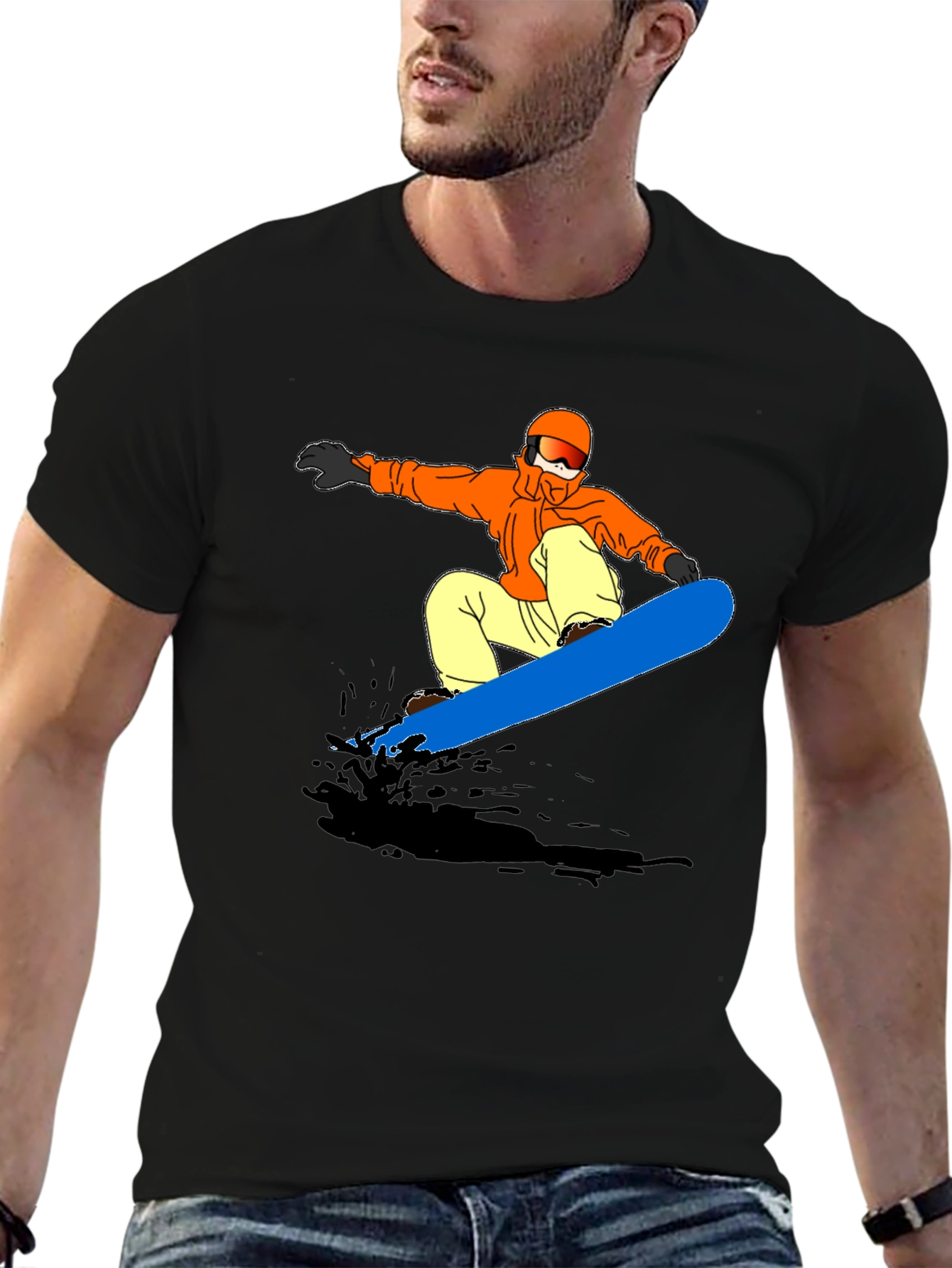 Snowboard Graphic T-Shirt | Cool Sports Tee