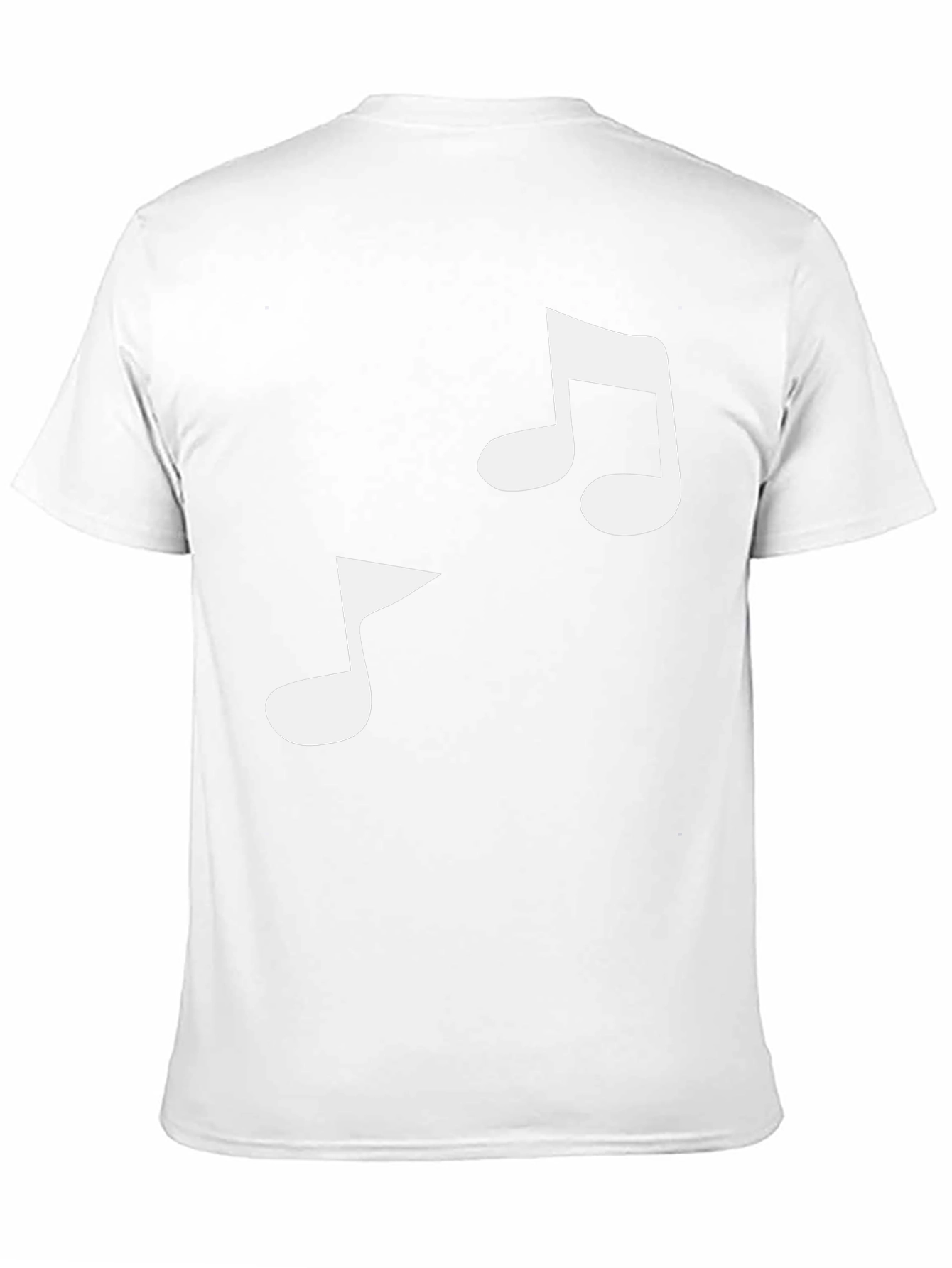 Music Note Graphic Black T-Shirt
